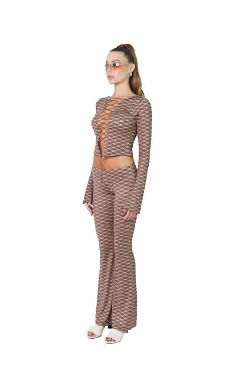 Crisscross Top In Cattail - miniatura 4