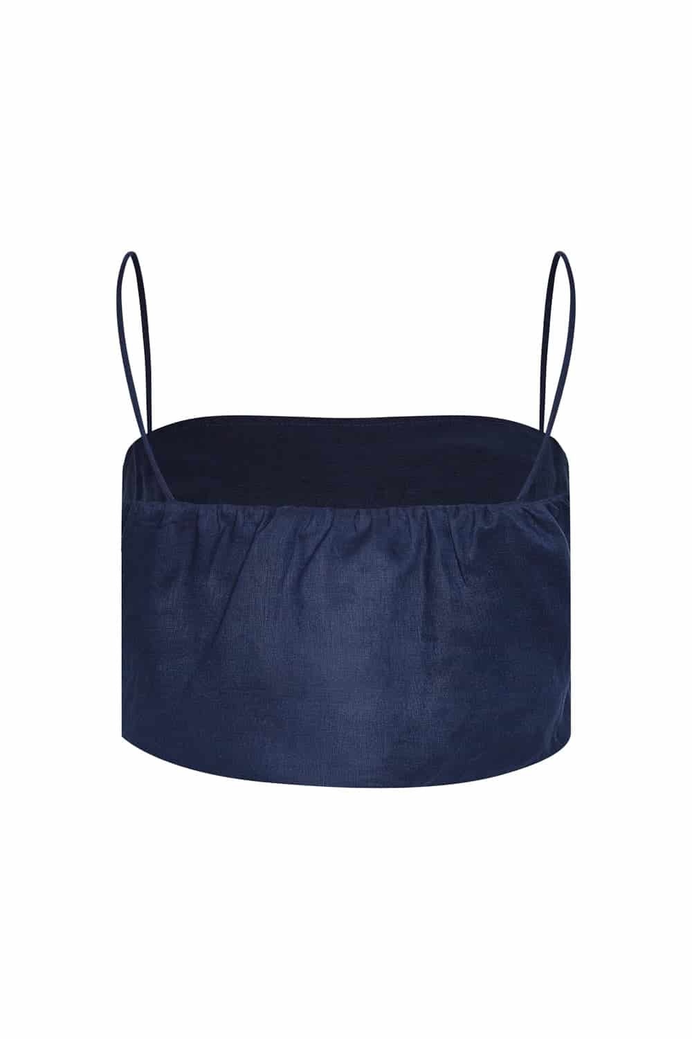 Crop top notre dame navy bordado - miniatura 3