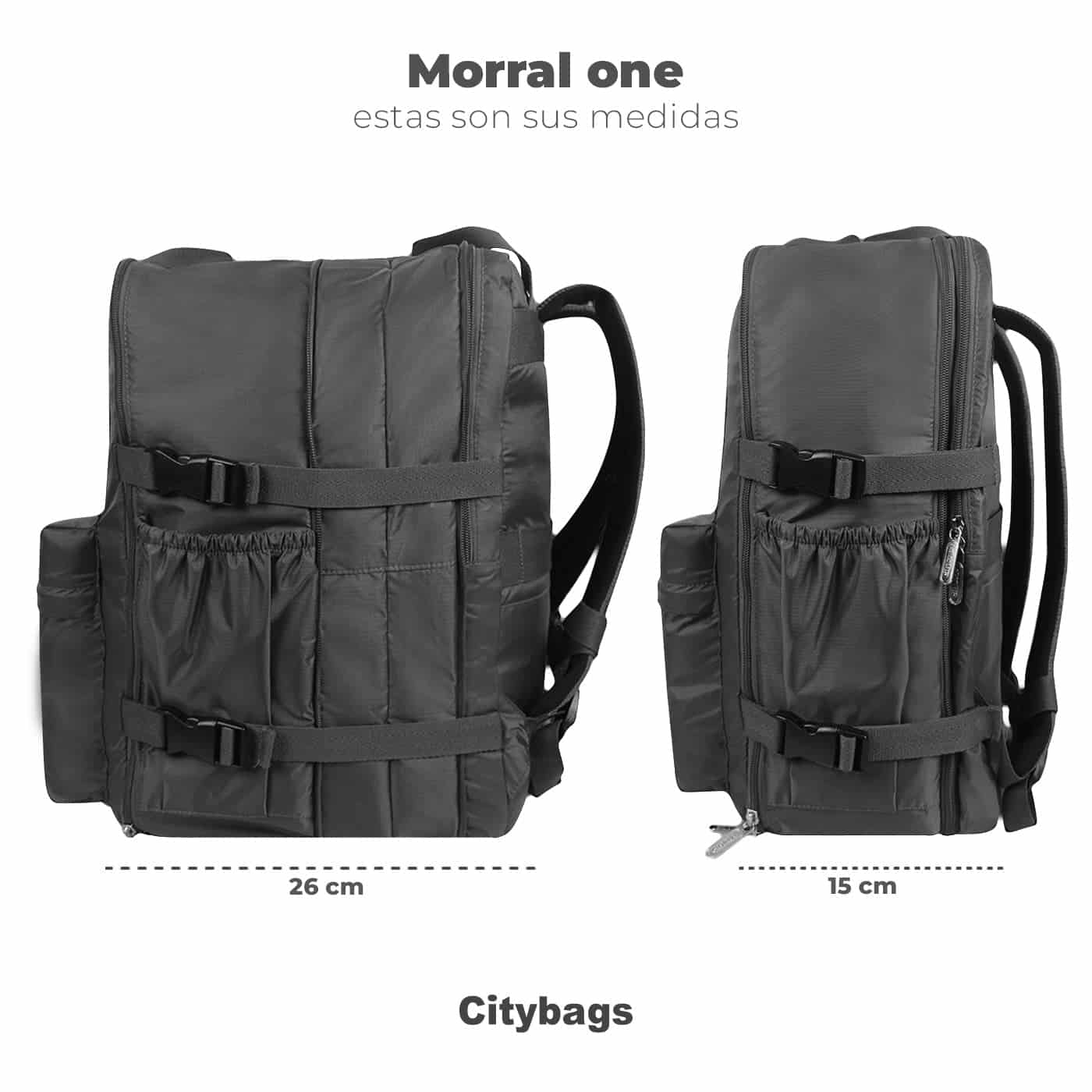 Morral One Citybags Light Rosado Pastel - miniatura 10