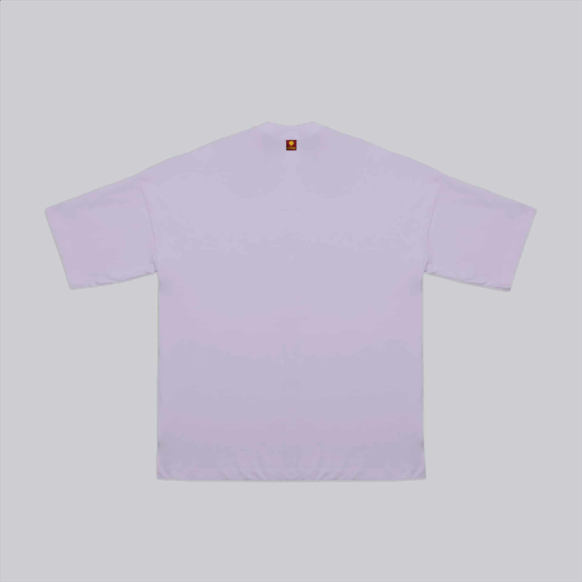 Camiseta BLOCK morado sobre lila regular fit - miniatura 2