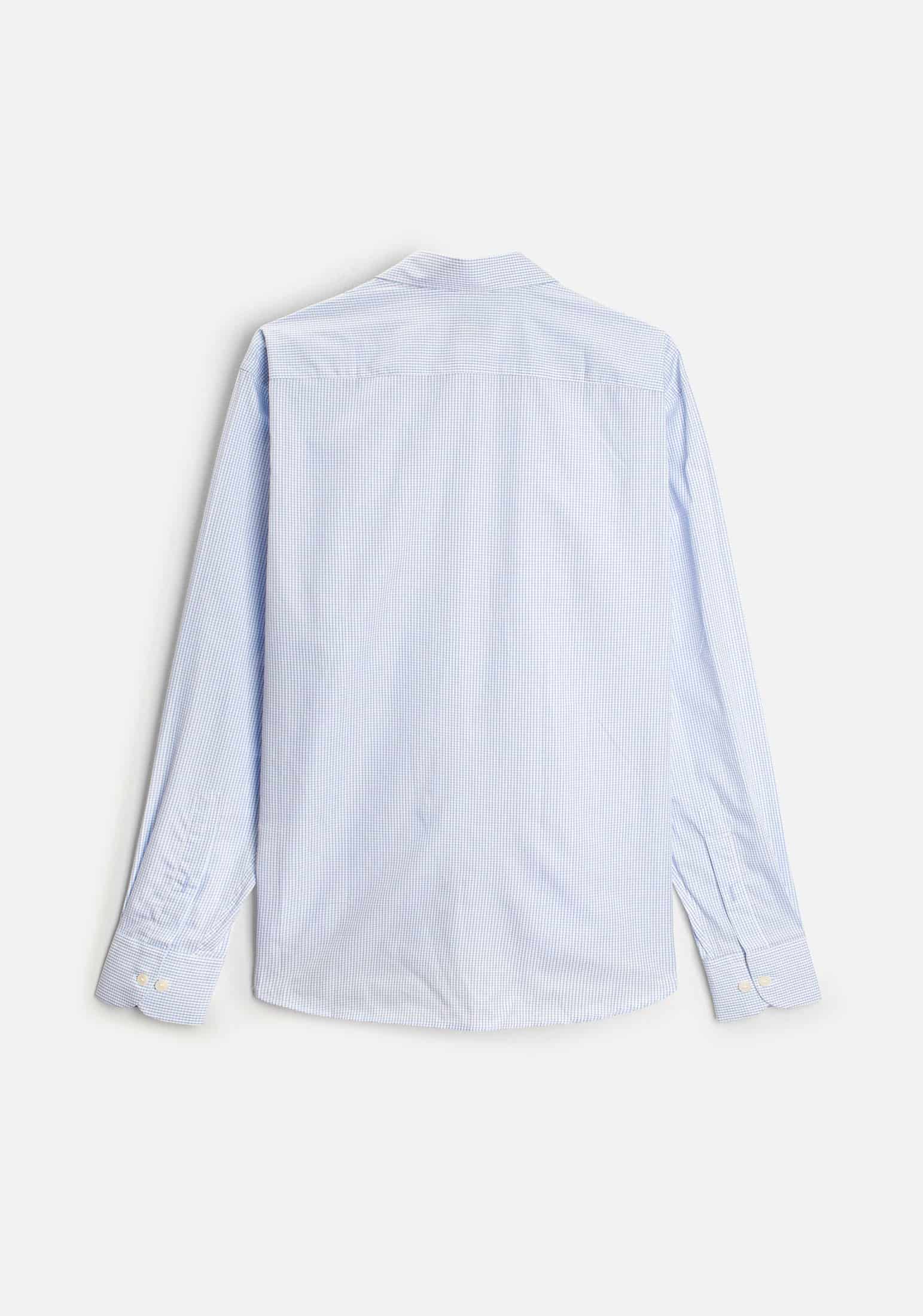 Camisa H CBD Cuadros Med L-Atn Azul Claro - miniatura 4