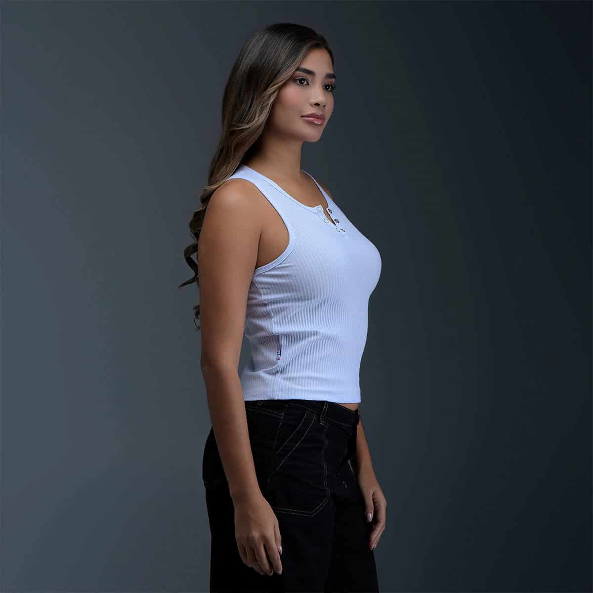 Blusa Blanca Mujer - miniatura 3