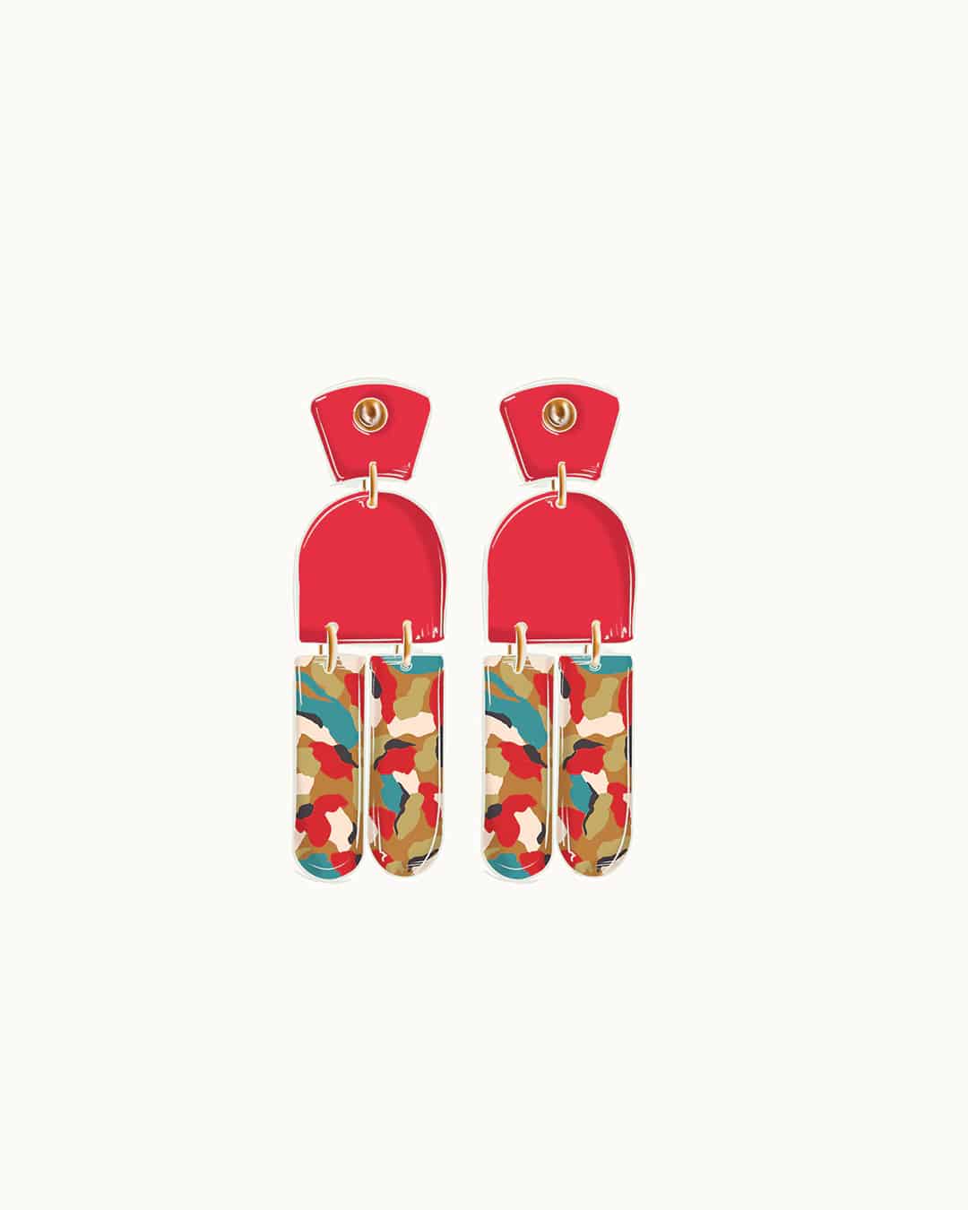 Terrazo5 Earrings - miniatura 1