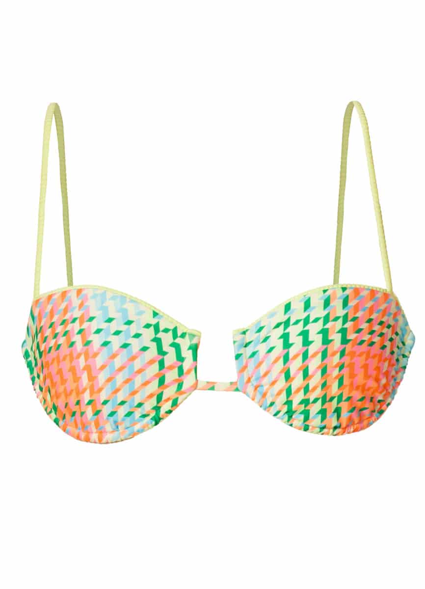 Maaji Dreamy Grid Amatista Unmolded Underwire Bikini Top - miniatura 5