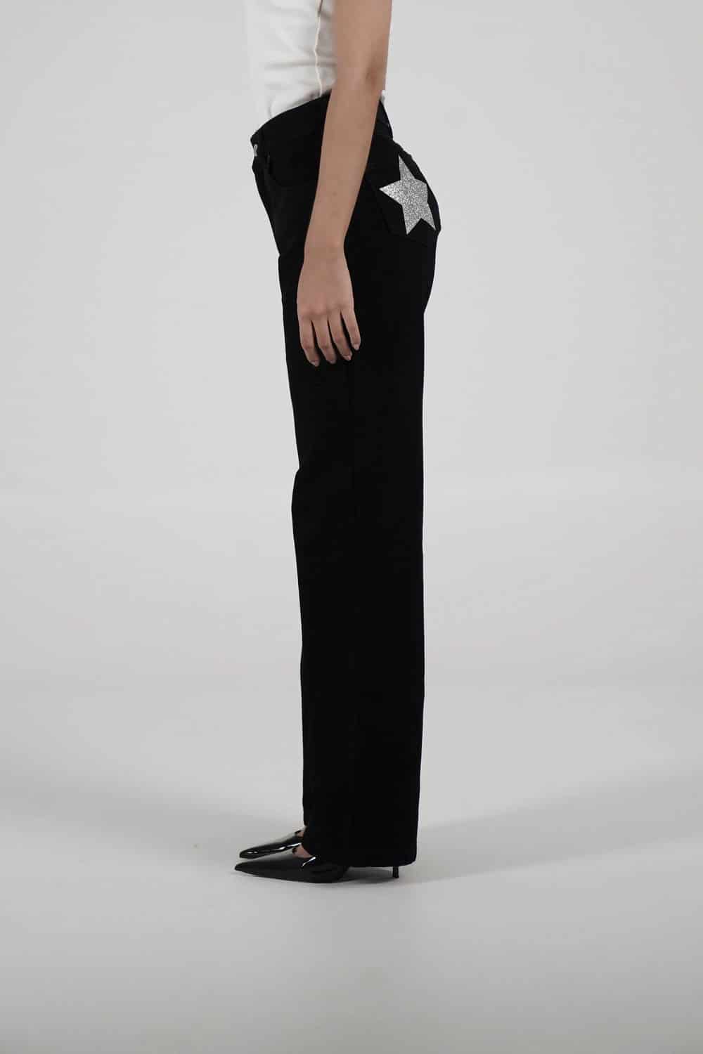 Double Black Star Jeans (Silver) - miniatura 4