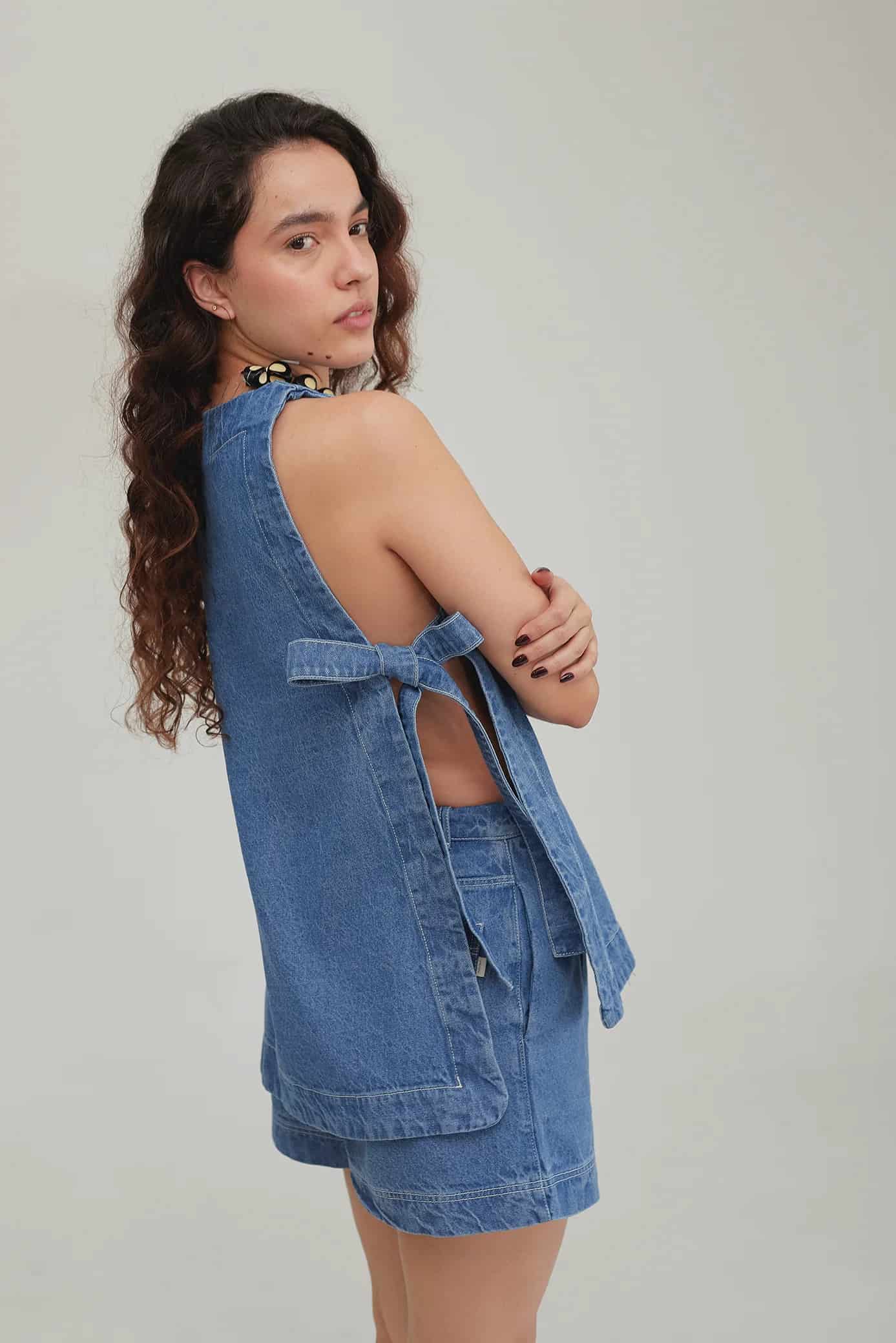 Top Hermandad Denim - miniatura 9