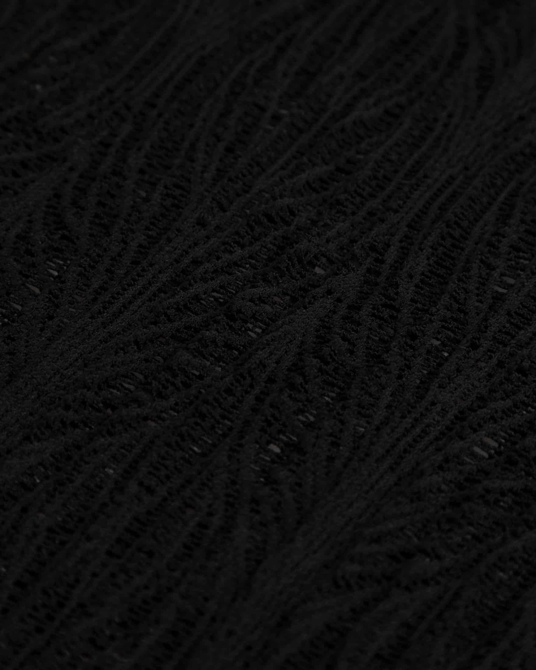 Basics Turtle Neck Top Transparent Black - miniatura 4