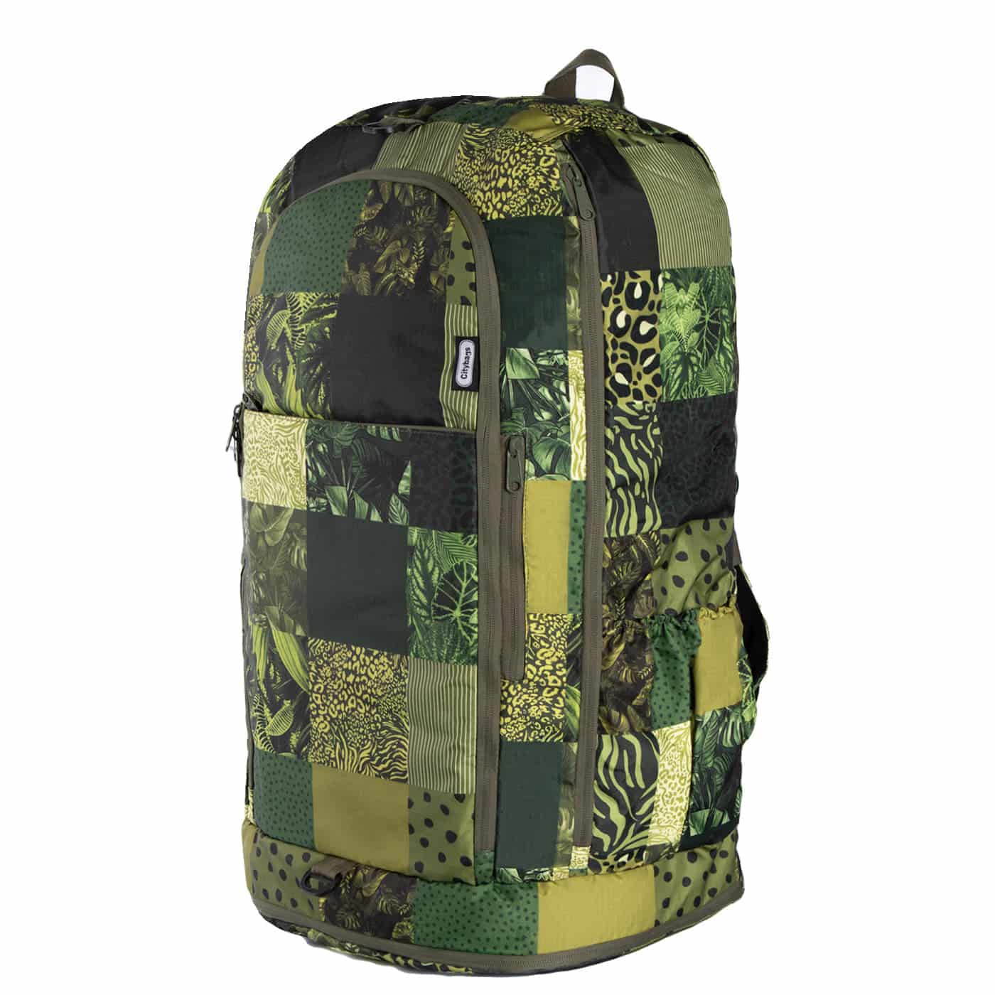 Morral Aventura ULTRA Plegable Estampado Green Citybags Multicolor - miniatura 1