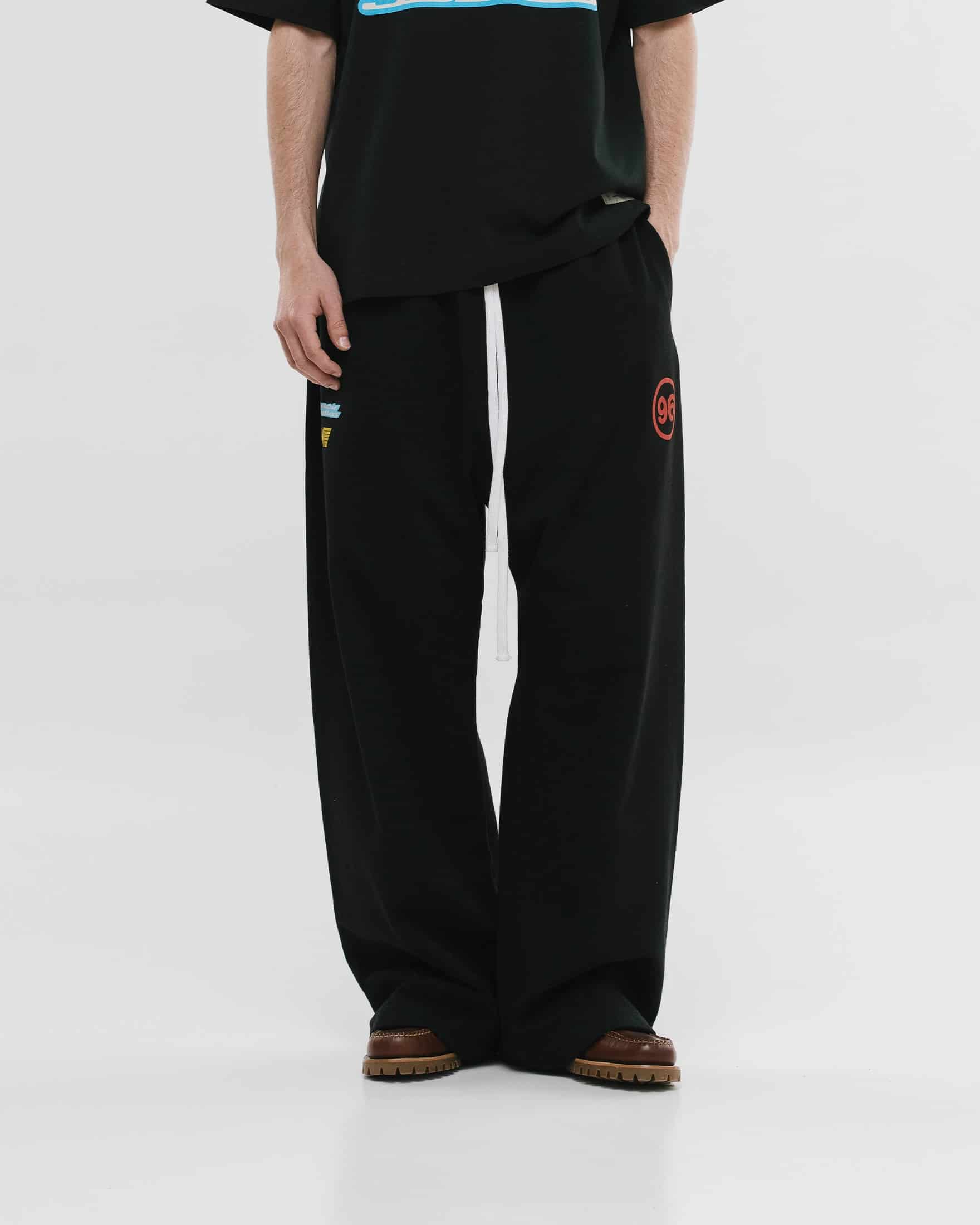 Wide Fit Jogger Sponsors - Negro Oscuro - miniatura 3