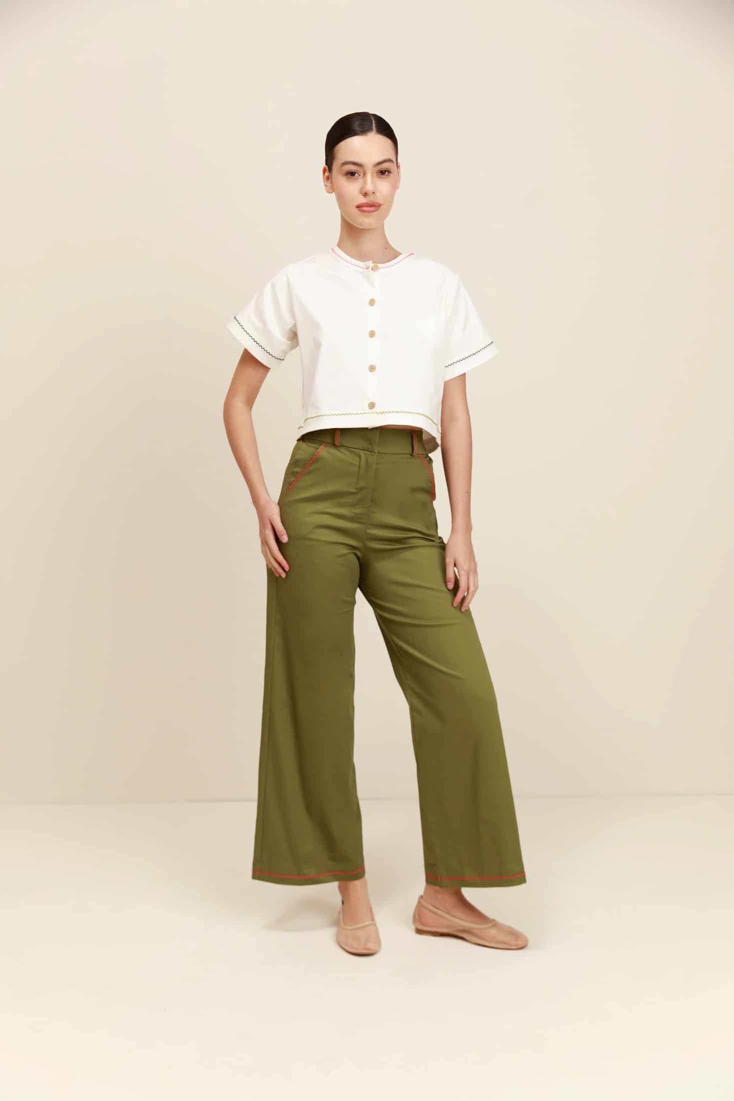 Profeta Pants in Olive - miniatura 2