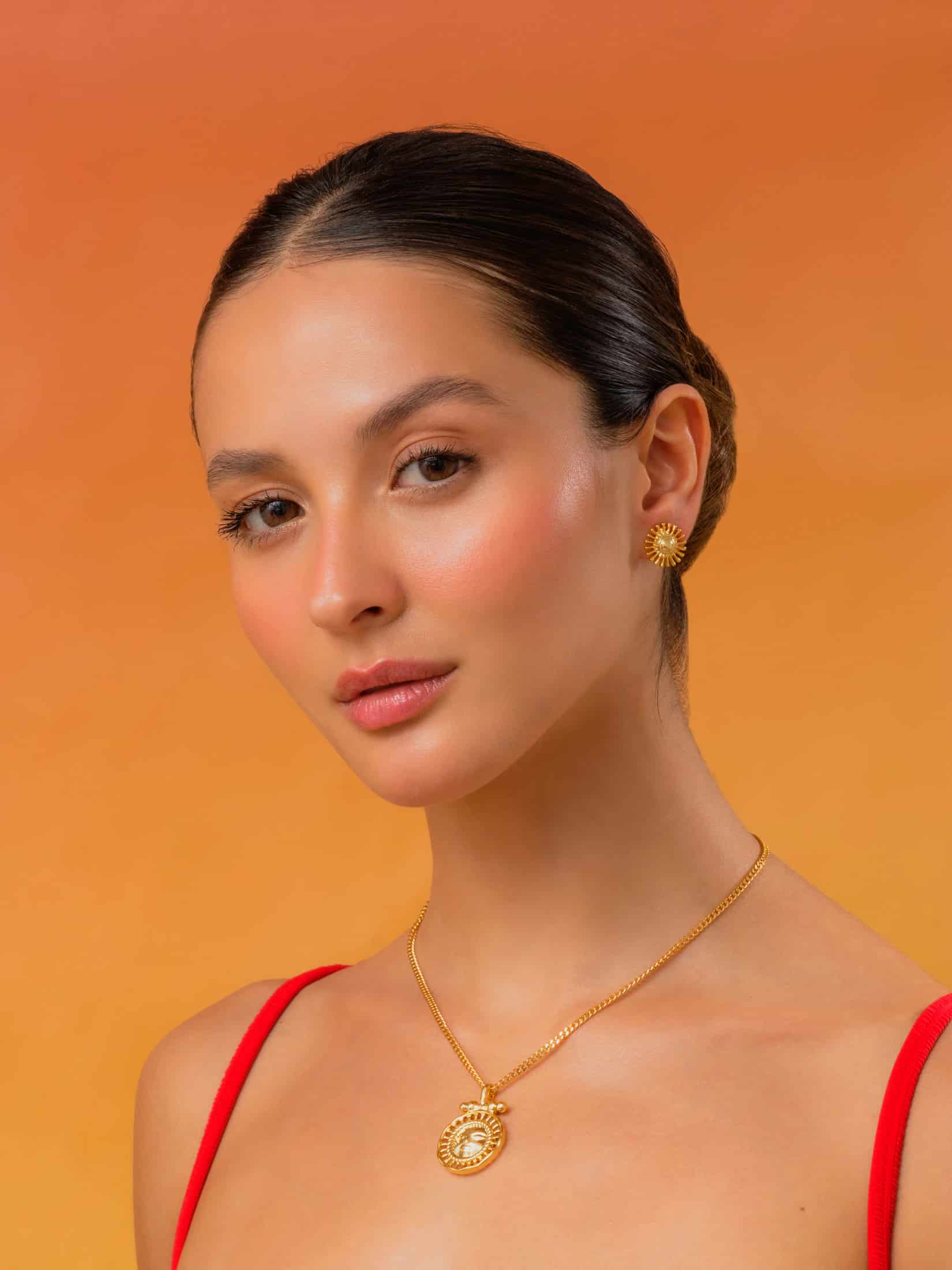 Set Collar + Aretes Cara - miniatura 3