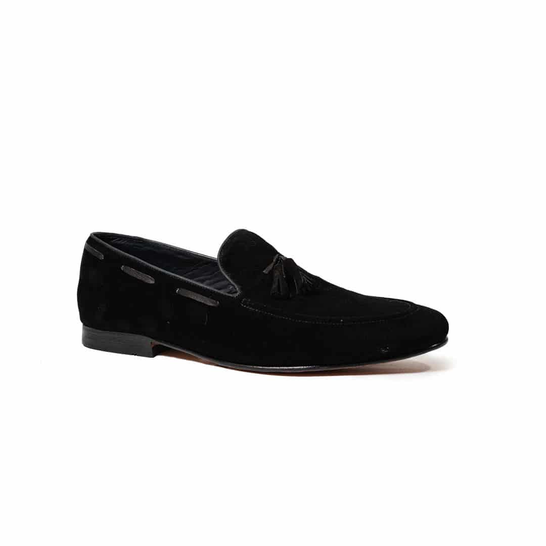 Loafers Gamuza Negra - miniatura 1