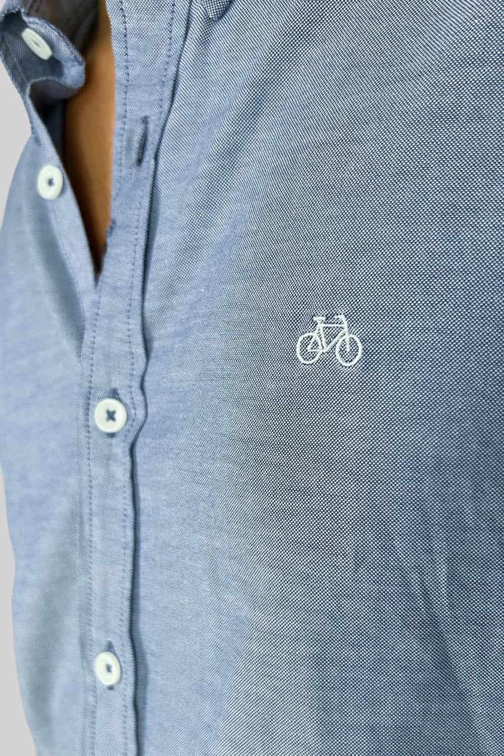 CAMISA OXFORD DOTTED BLUE - miniatura 3