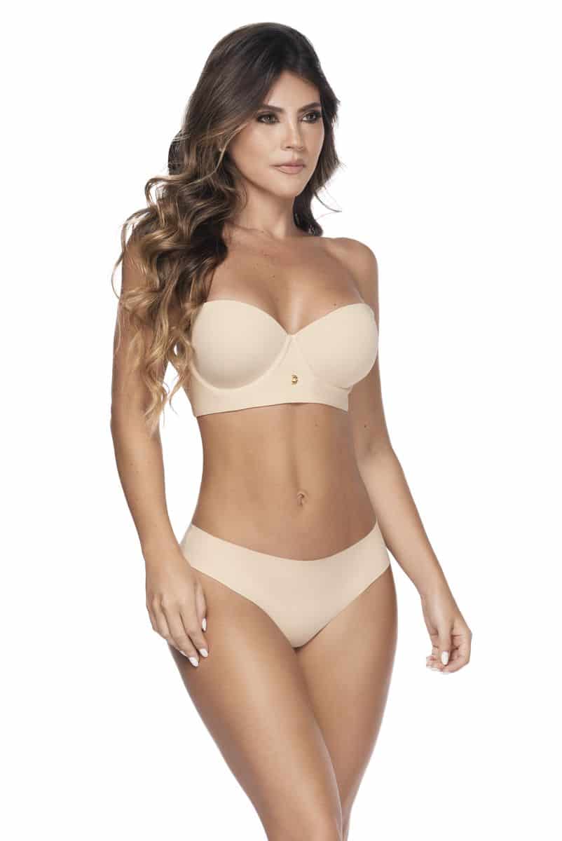 BRASIER STRAPLESS 24870 - CON ARCO Y ELÁSTICO ANTIDESLIZANTE - miniatura 4