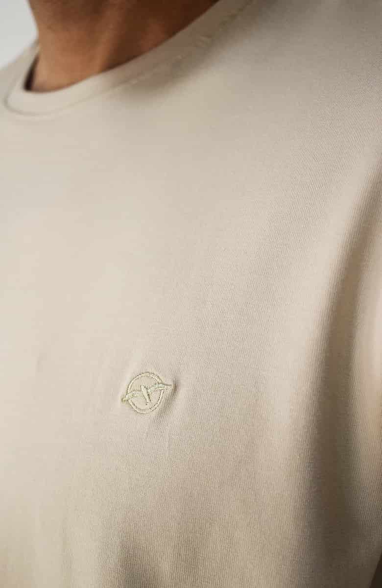 Camiseta básica Caqui para Hombre - miniatura 2