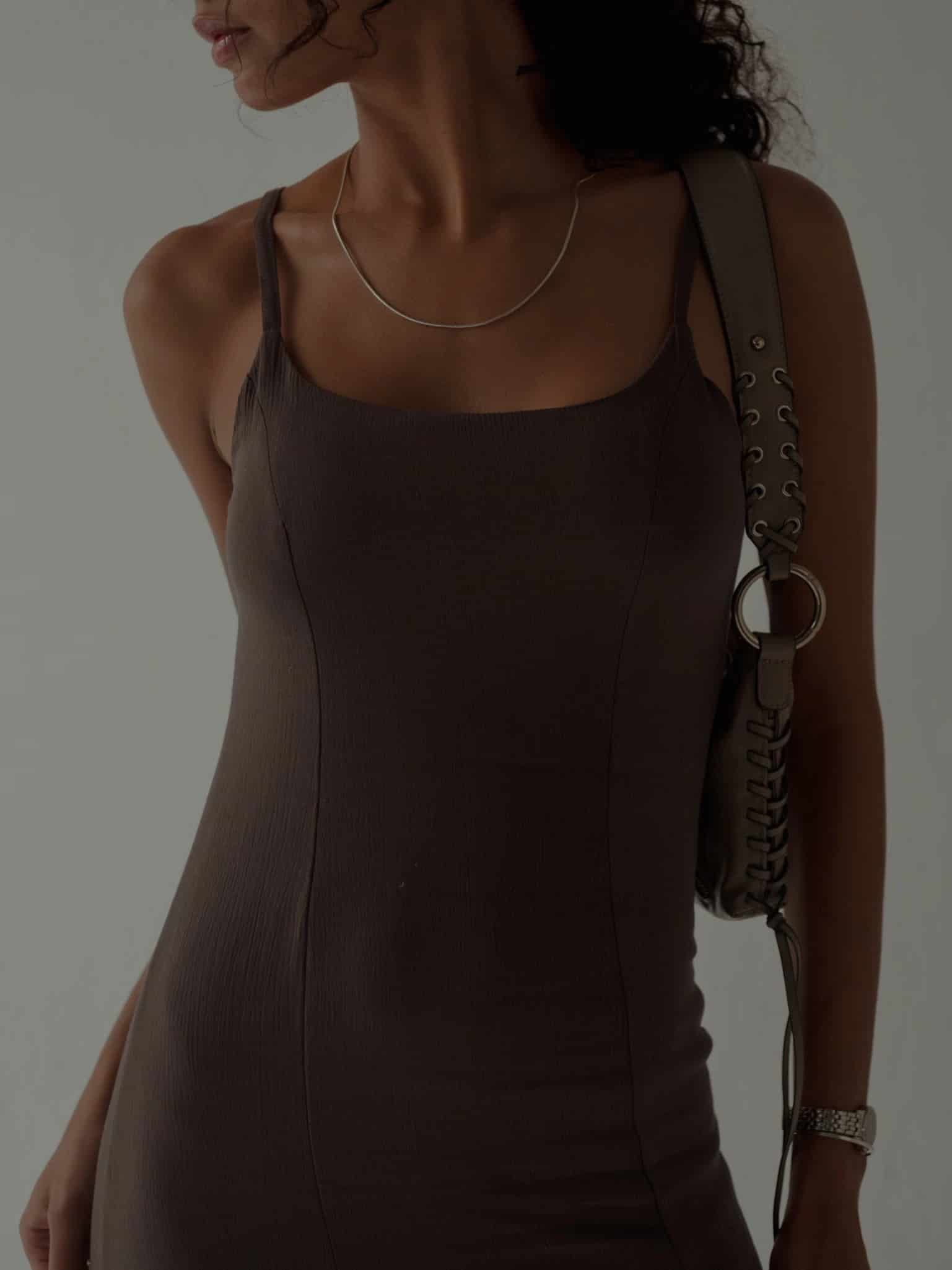 THE MINIMAL DRESS - ESPRESSO - miniatura 4