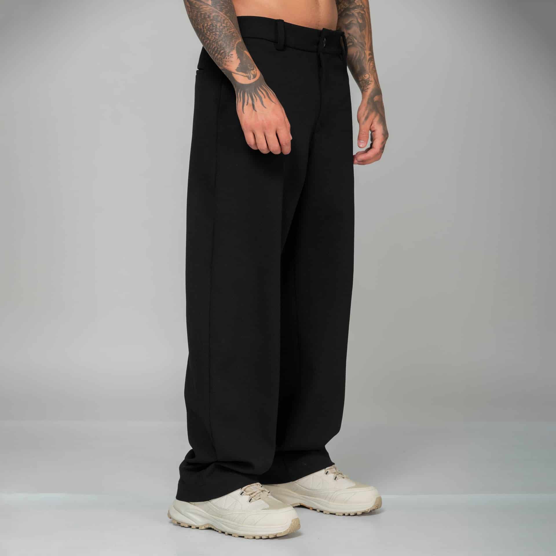 Black EcoDrift Trousers - miniatura 5