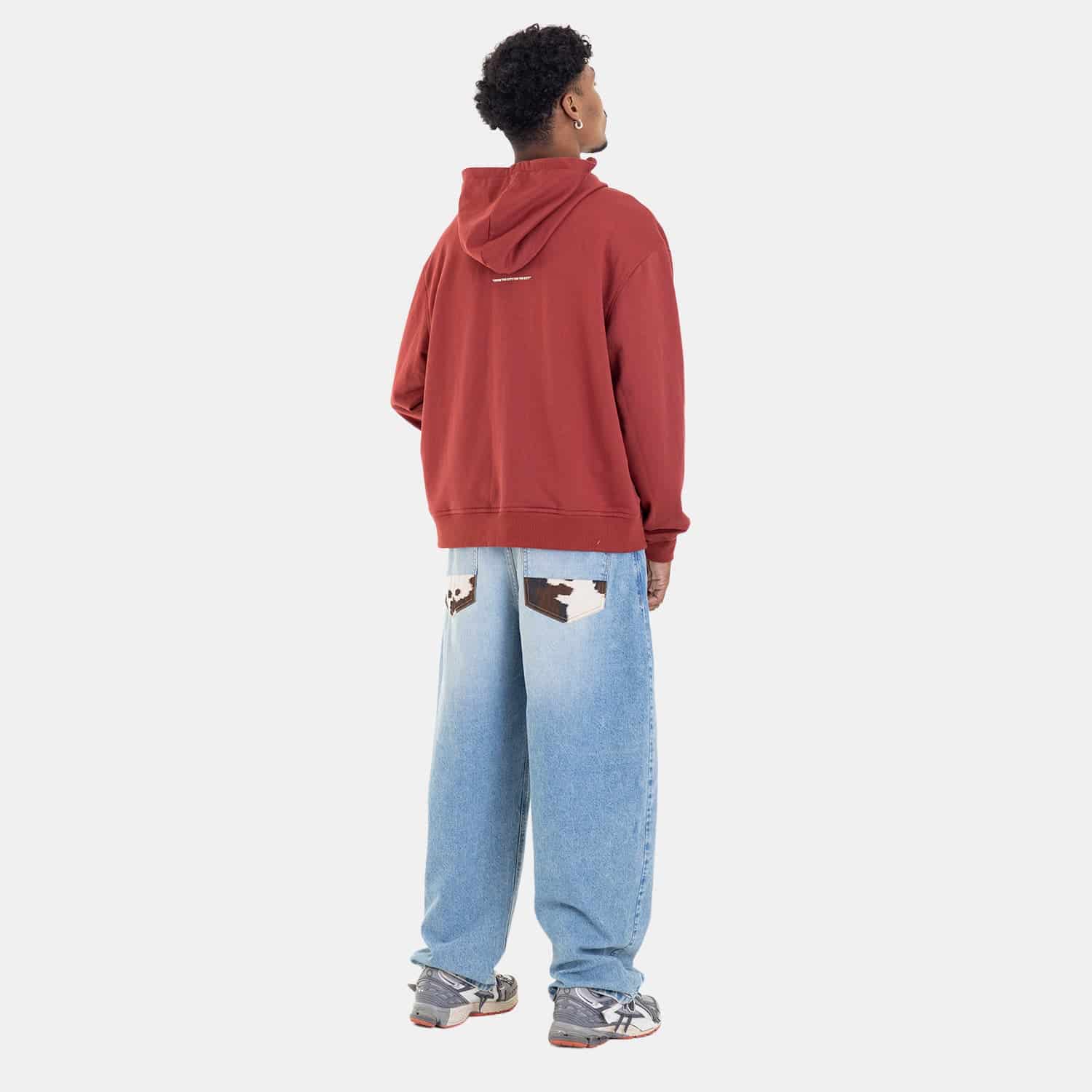 Zip Hoodie Regular Fit Red - miniatura 8