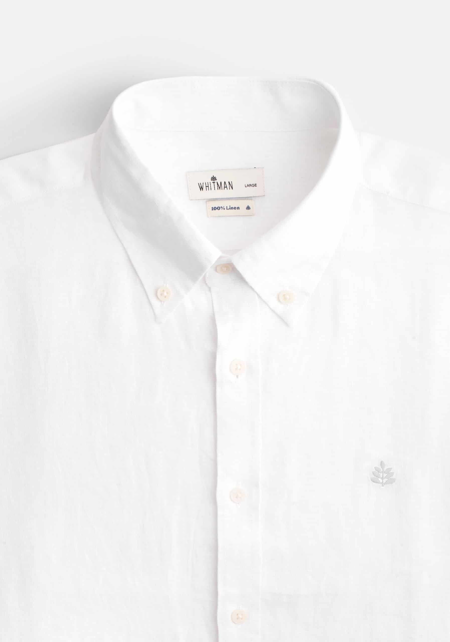 Camisa H CBD Lino L-Atn Blanco - miniatura 2