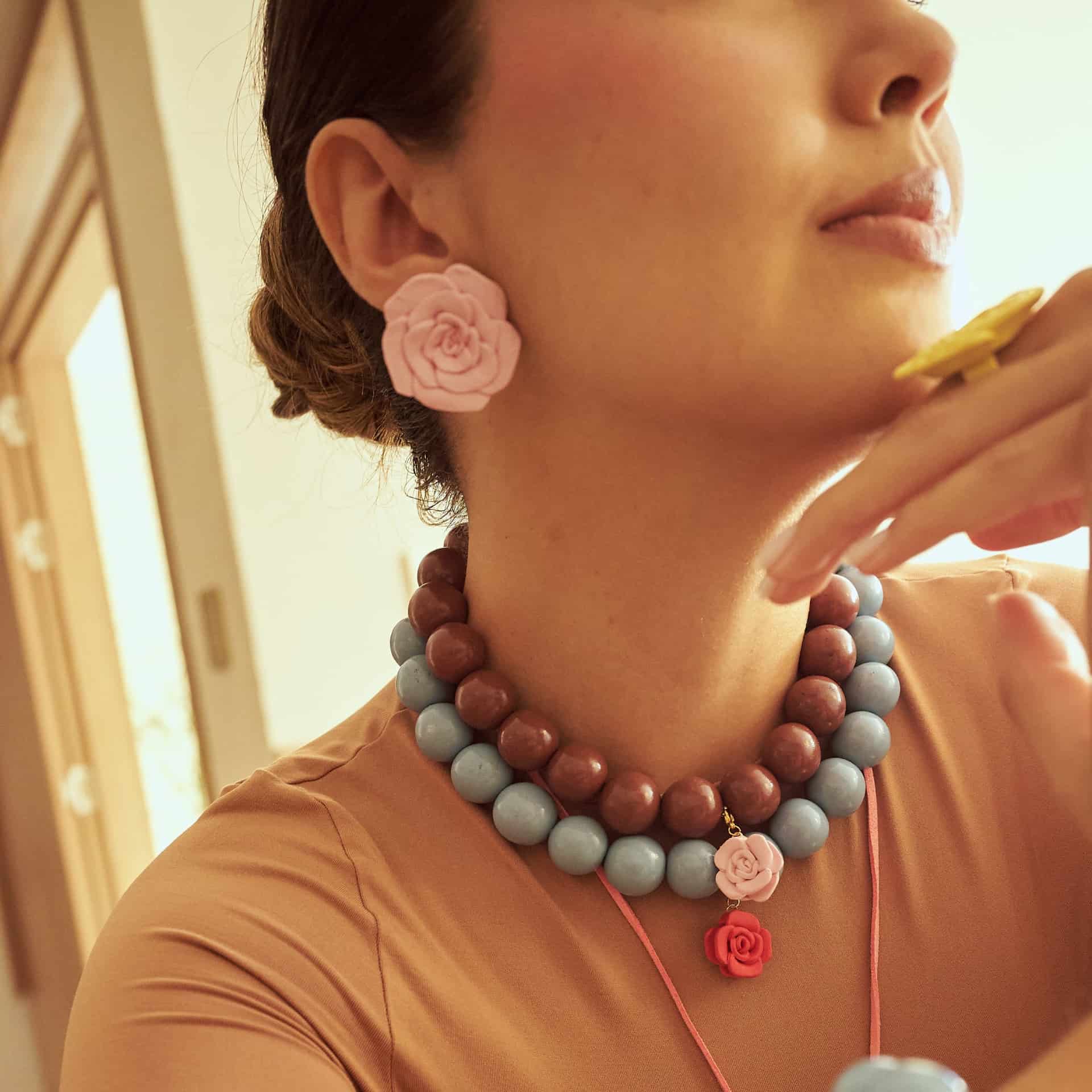 Aretes Rose Maxi - miniatura 2