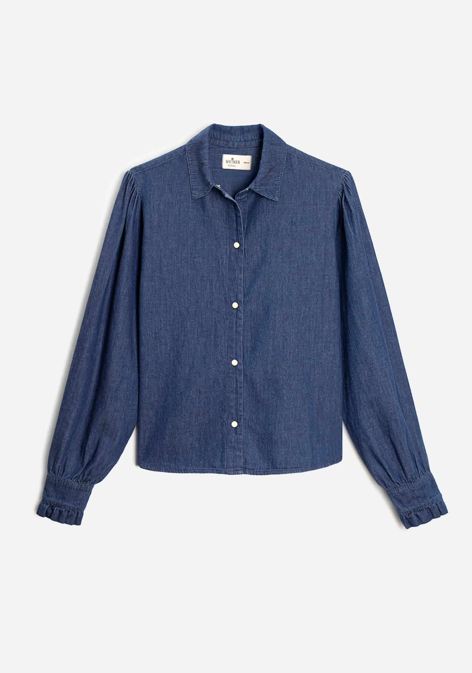 Camisa M Adria Indigo Azul Oscuro - miniatura 2