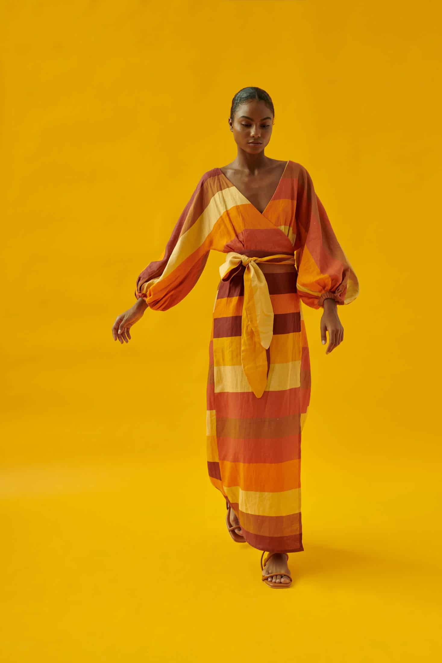 Vestido Lavanda - Fade Stripes - miniatura 5