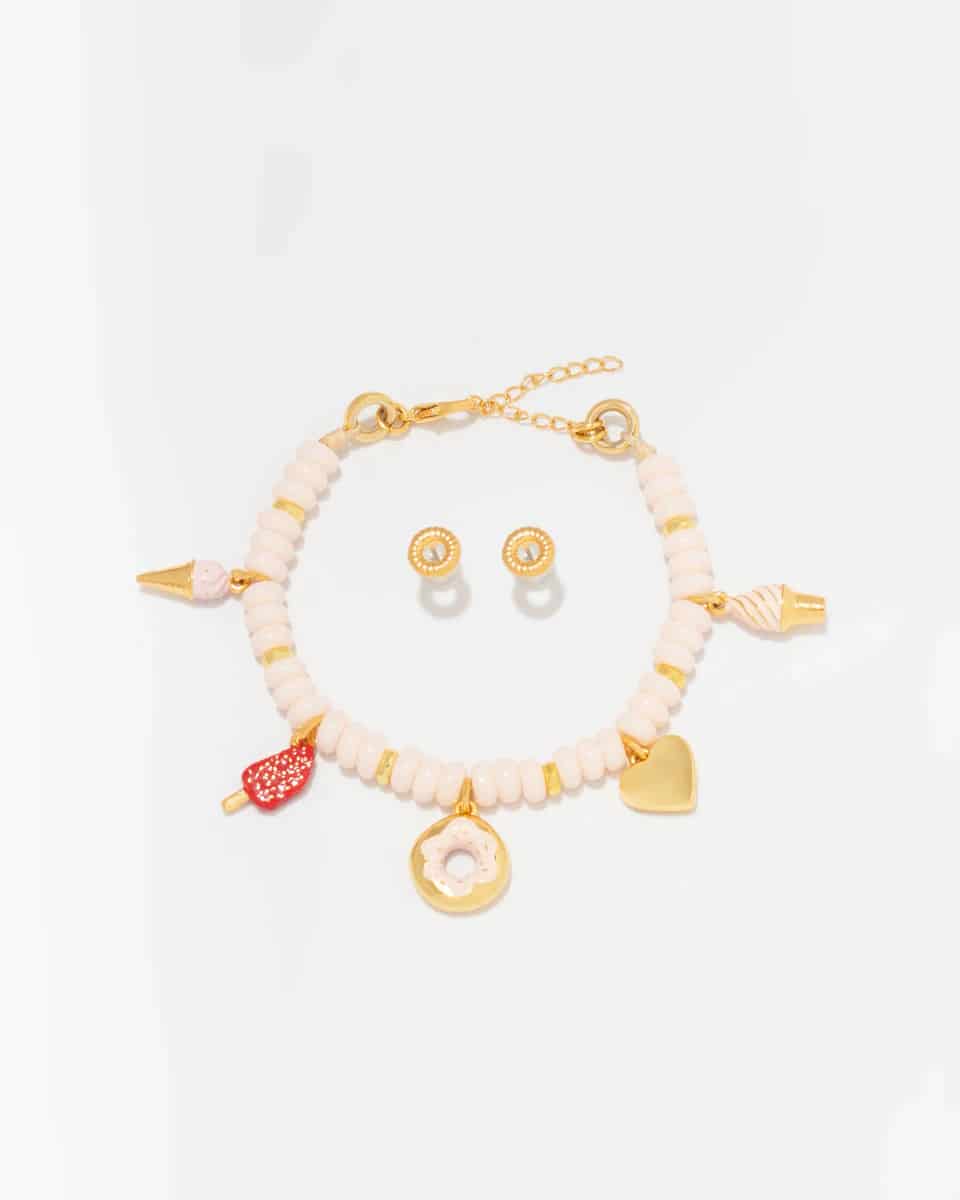 Pulsera Candy Love + Aretes - miniatura 2