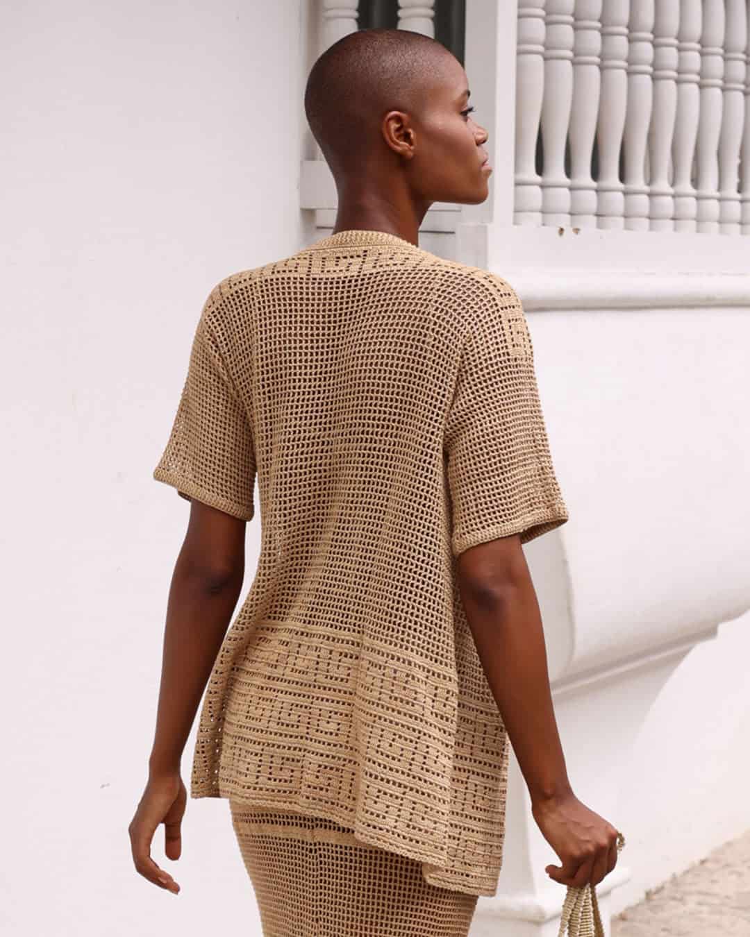 T-Shirt dress  Ipapüle Gold - miniatura 2