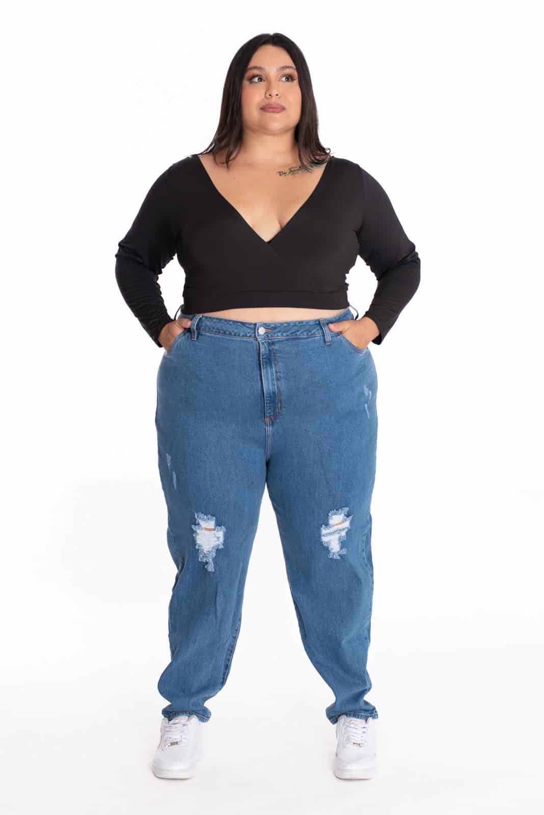 Crop Top Molly Negro - miniatura 4