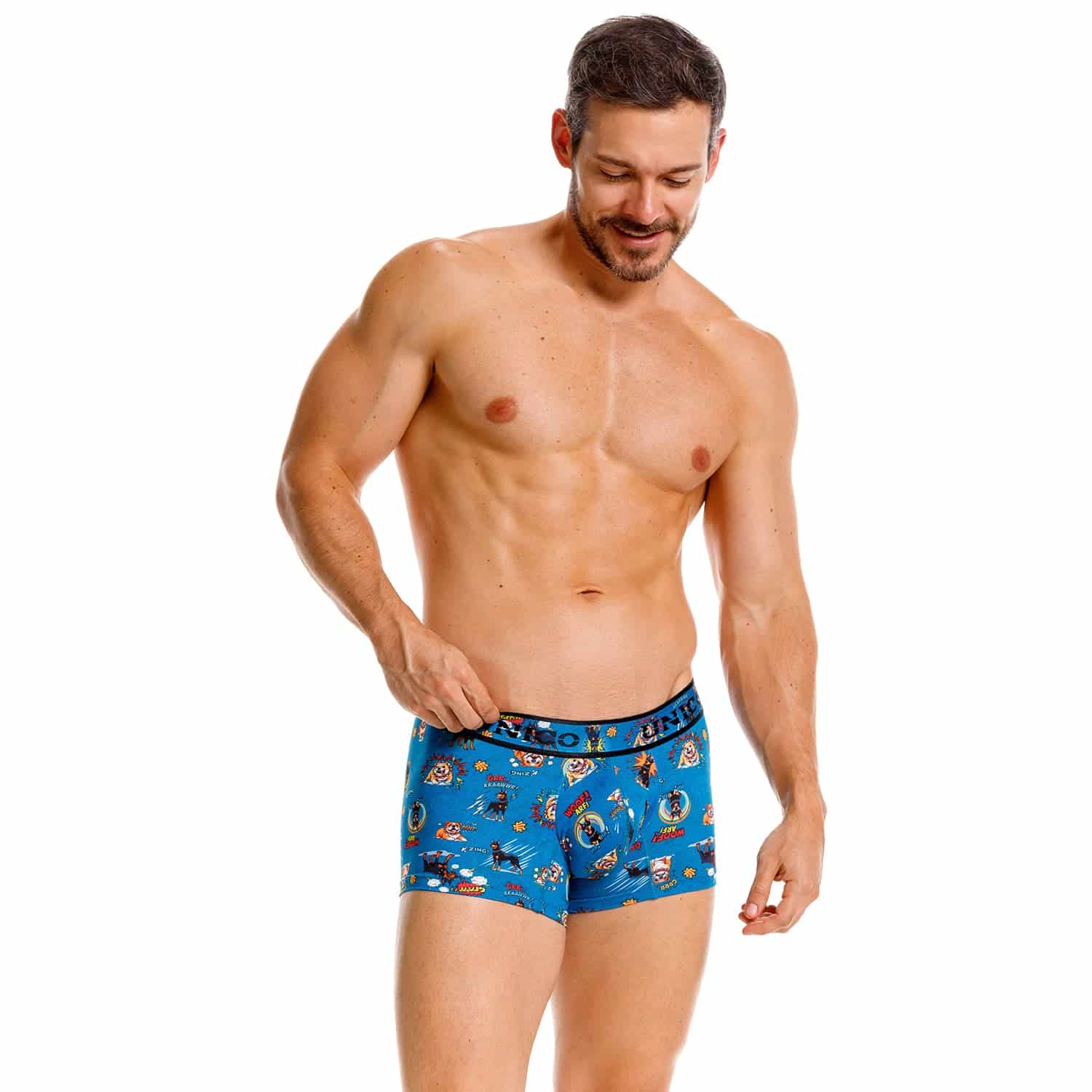 BOXER CORTO SNARL AZUL - miniatura 2
