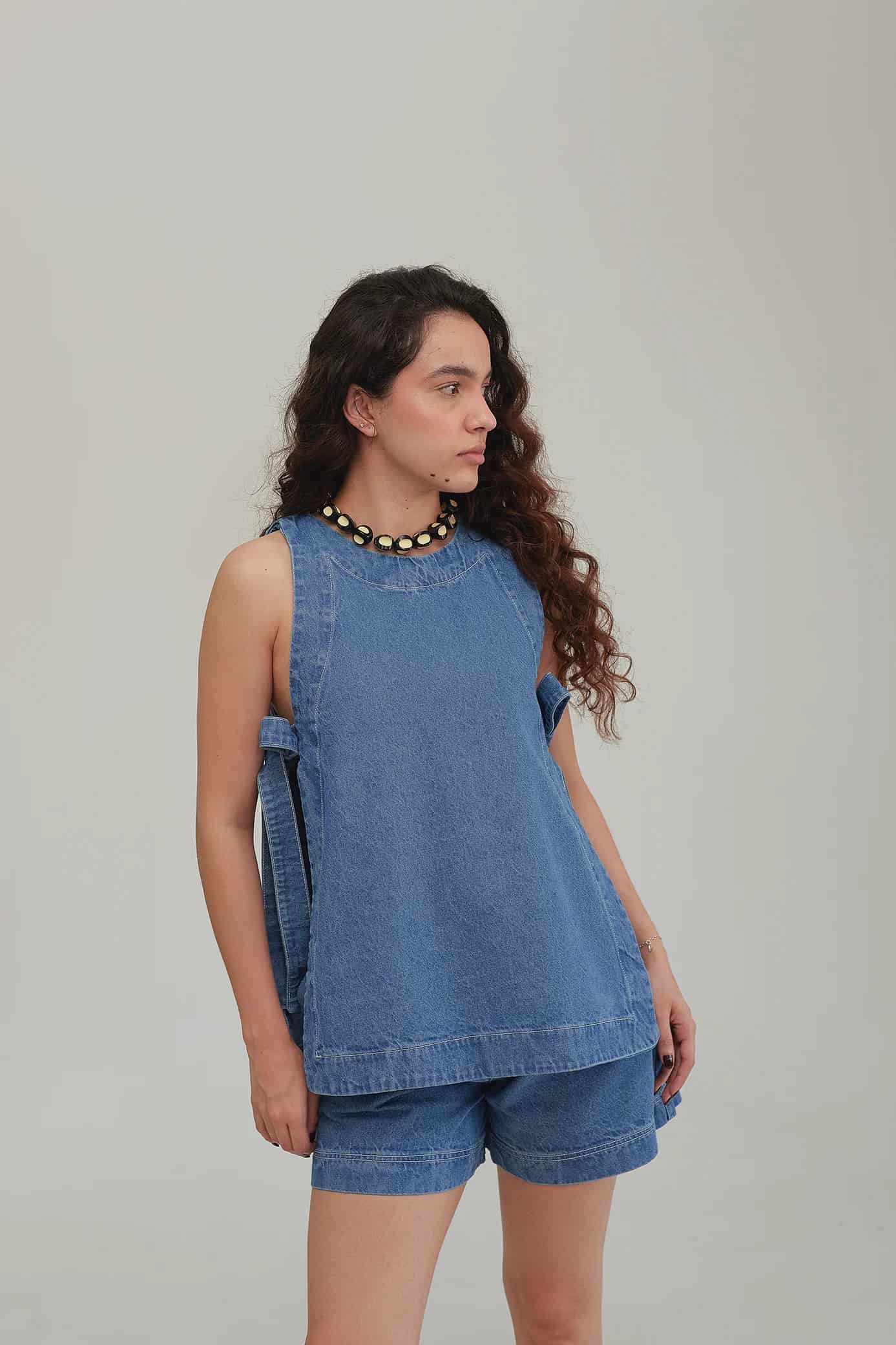 Top Hermandad Denim - miniatura 10