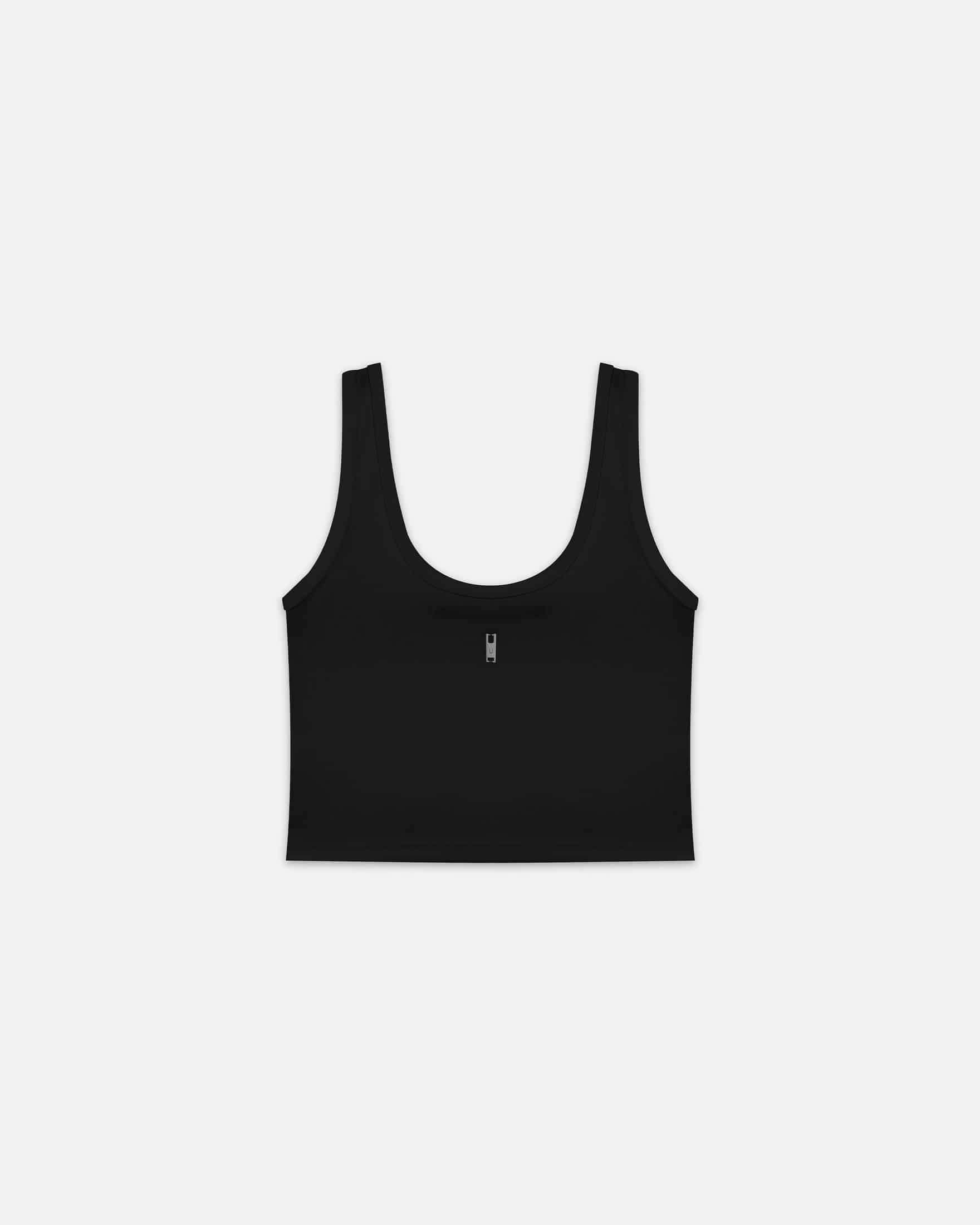 W Line Basic Tank Top Black - miniatura 3