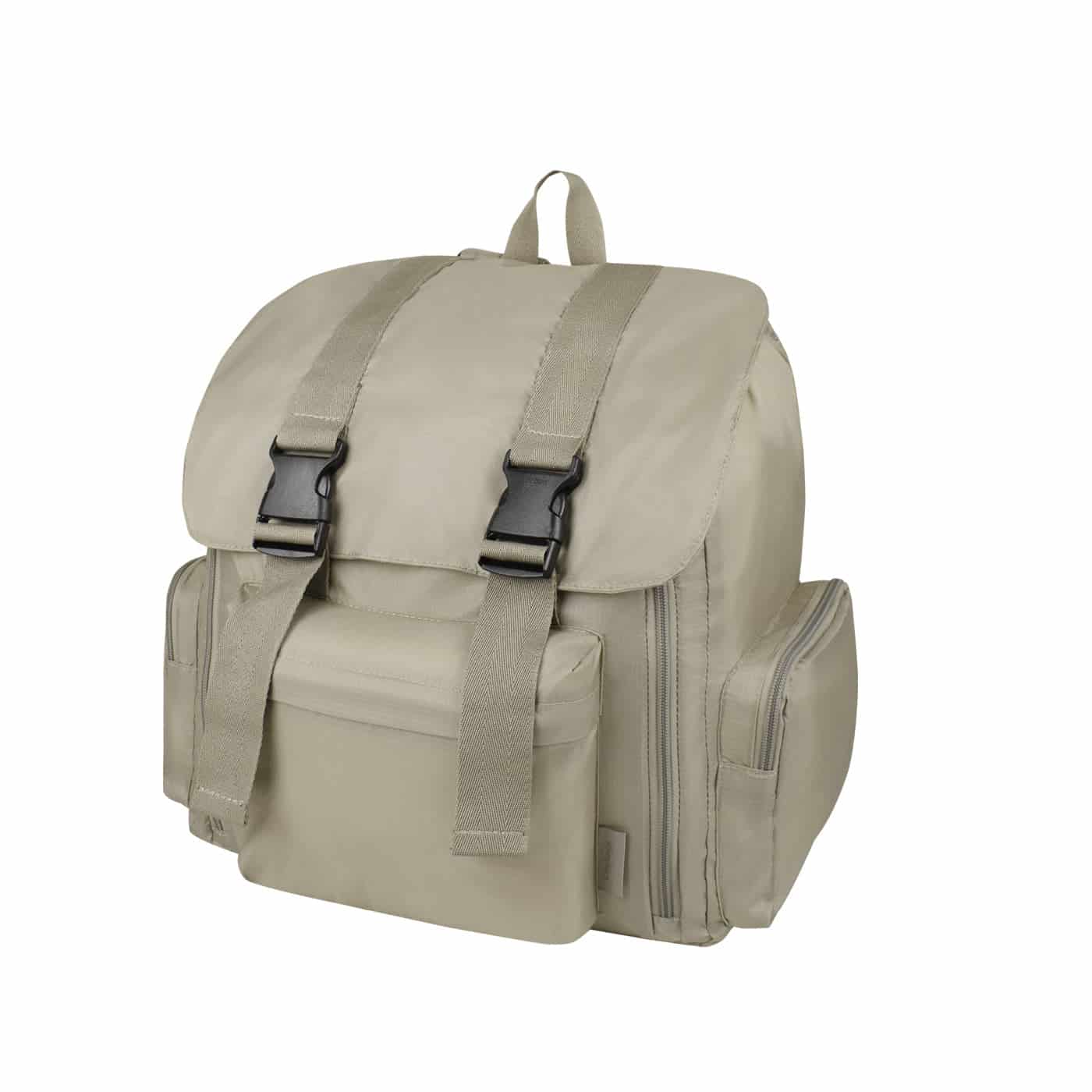 Morral Mochilero Pequeno Citybags Beige - miniatura 1