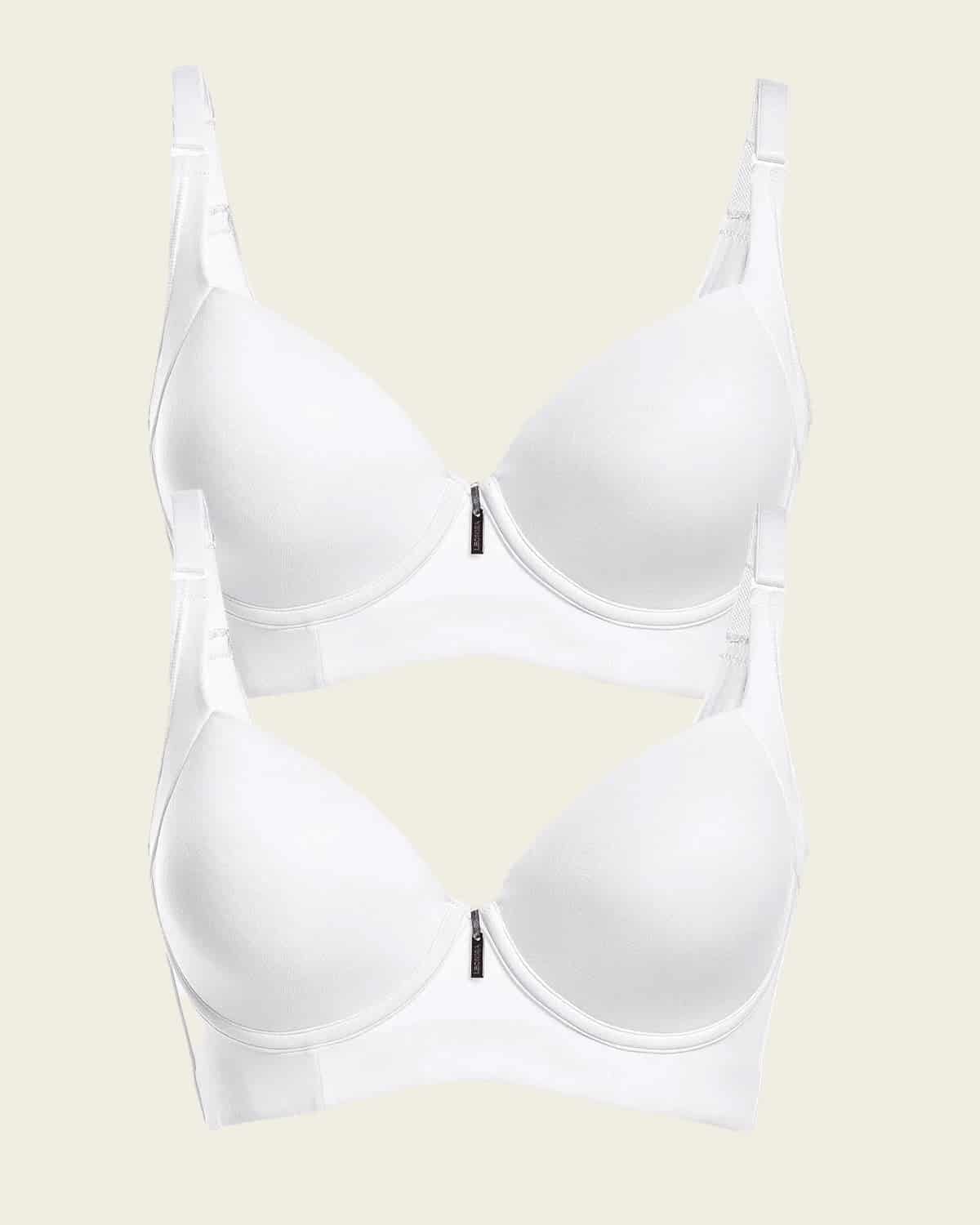 2-Pack High Profile Back Smoothing Bras with Soft Full Coverage Cups - miniatura 1