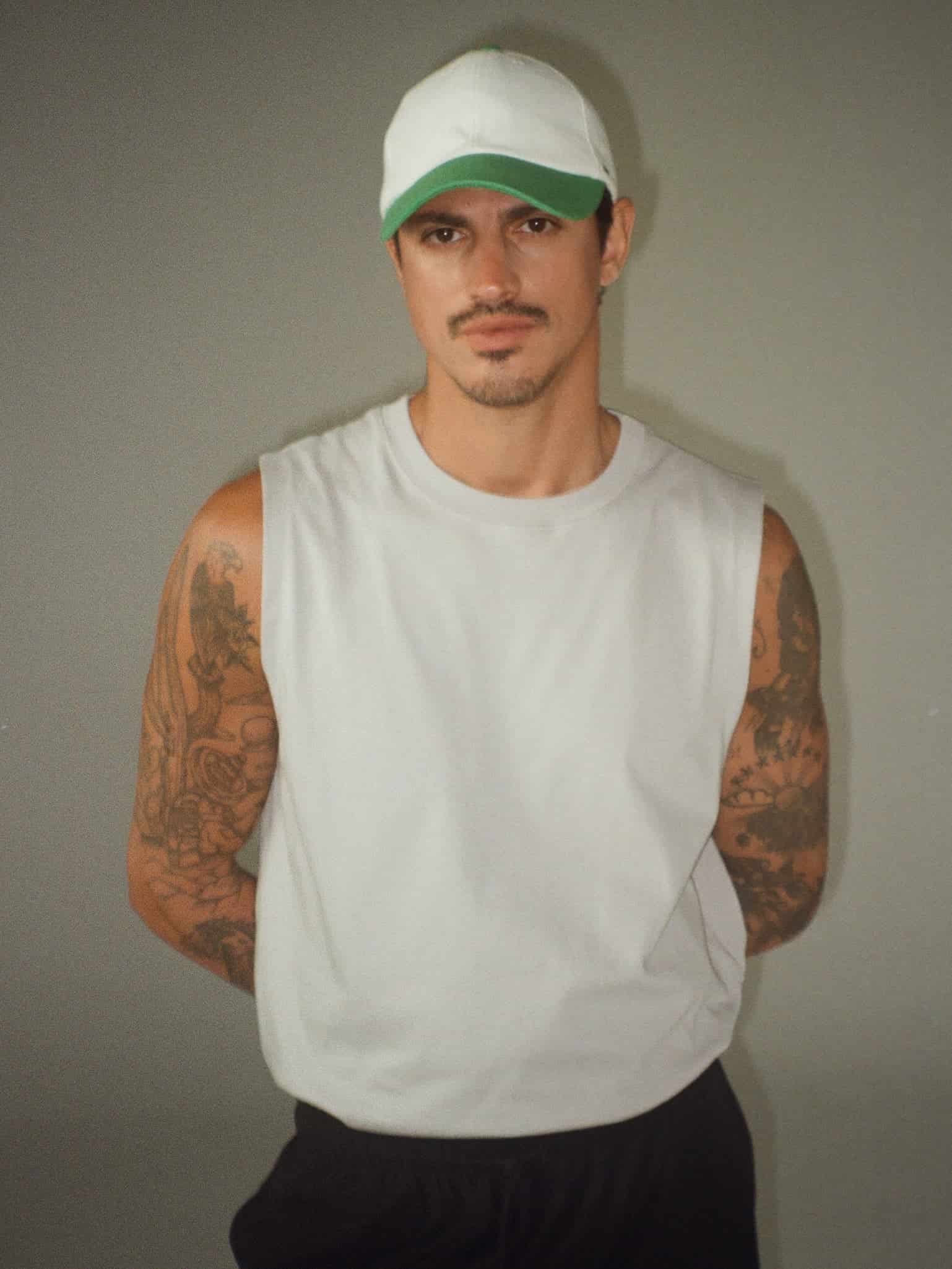 MUSCLE T-SHIRT MEN - GRAY JASPE - miniatura 5