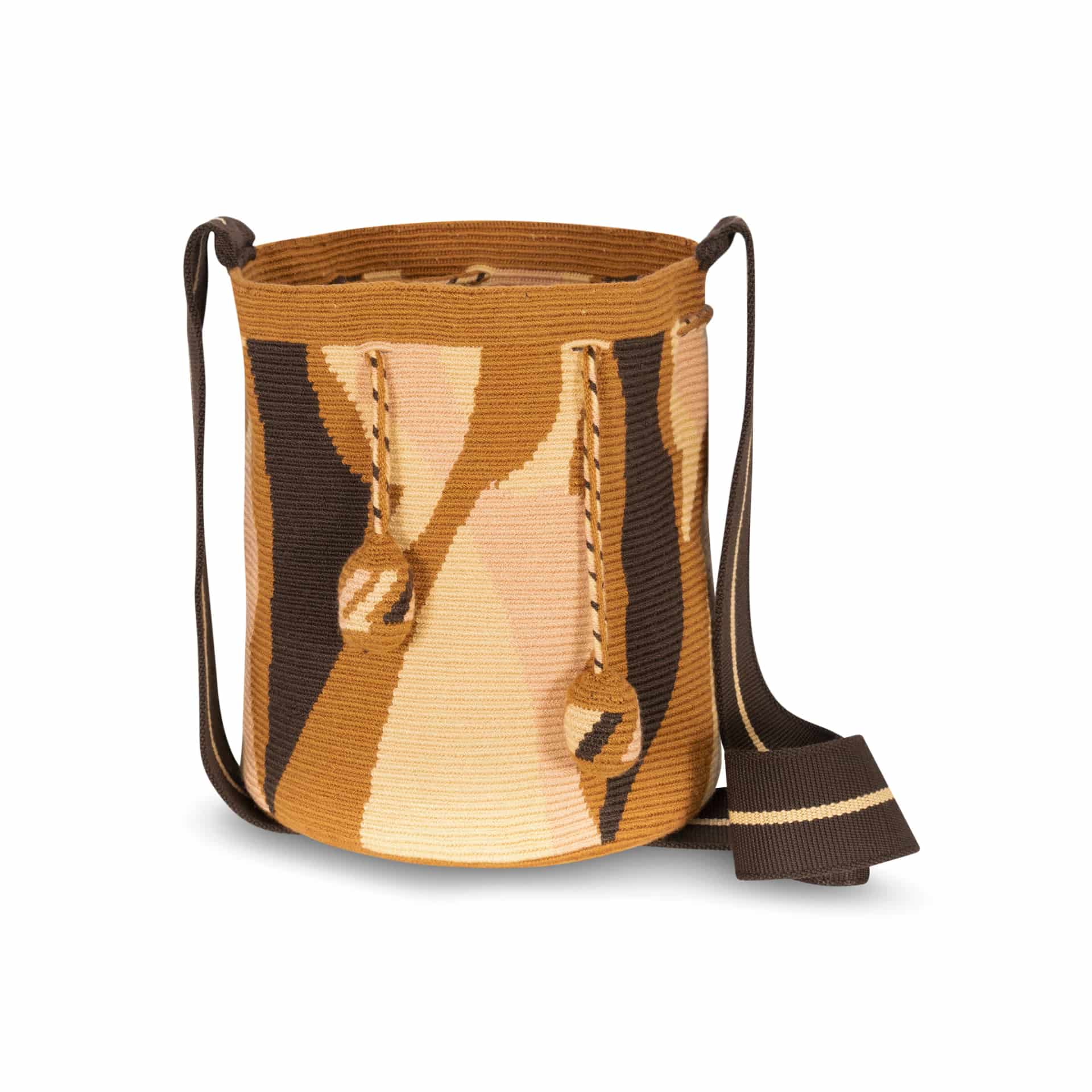 Ishashi Large Wayuu Crossbody Bag - Camel - miniatura 2