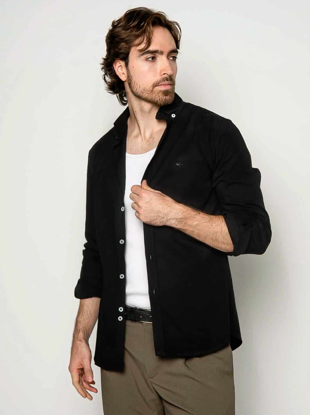 CAMISA PORTOFINO BORDADA | 100% ALGODÓN - miniatura 3