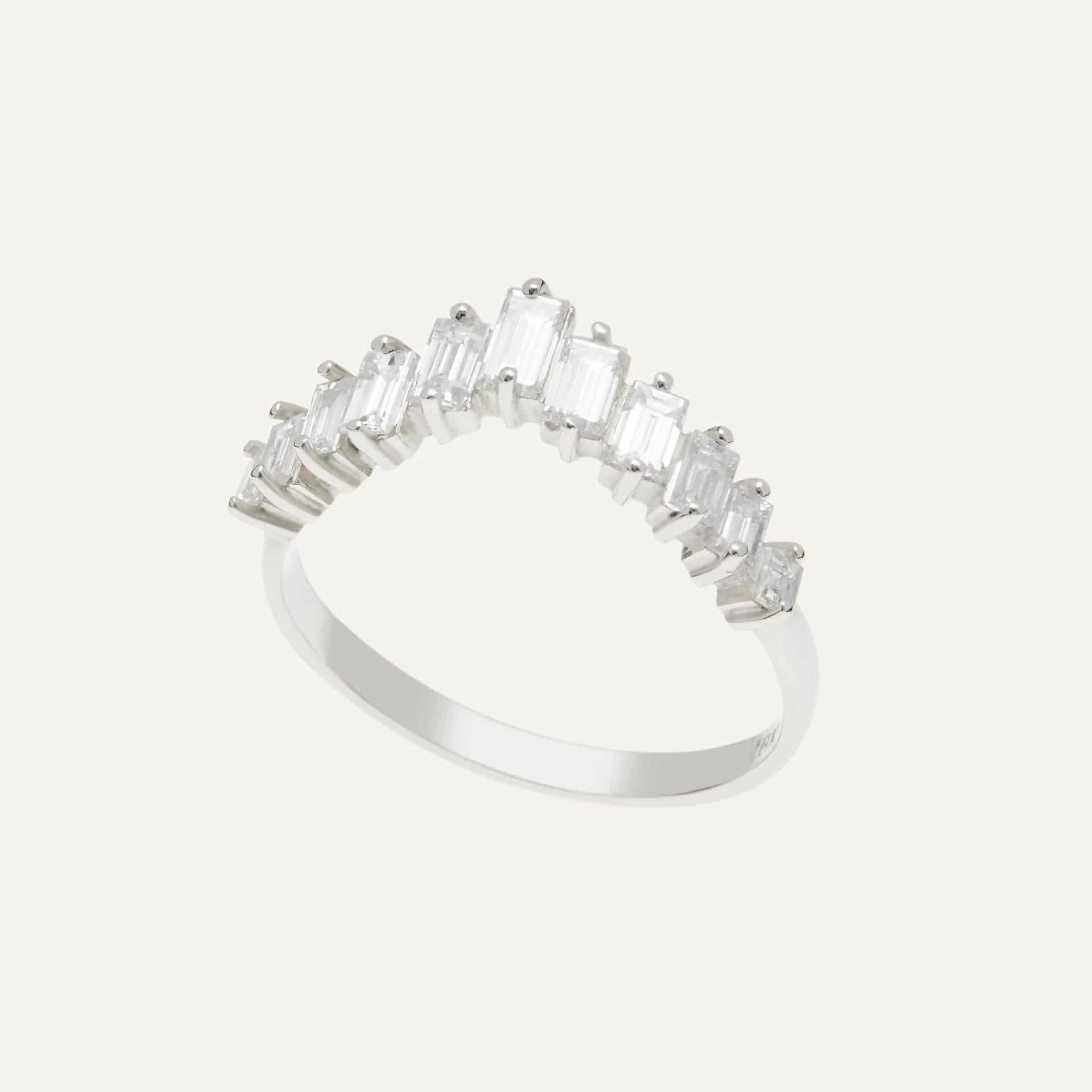 Anillo Tiara Baguette - miniatura 2