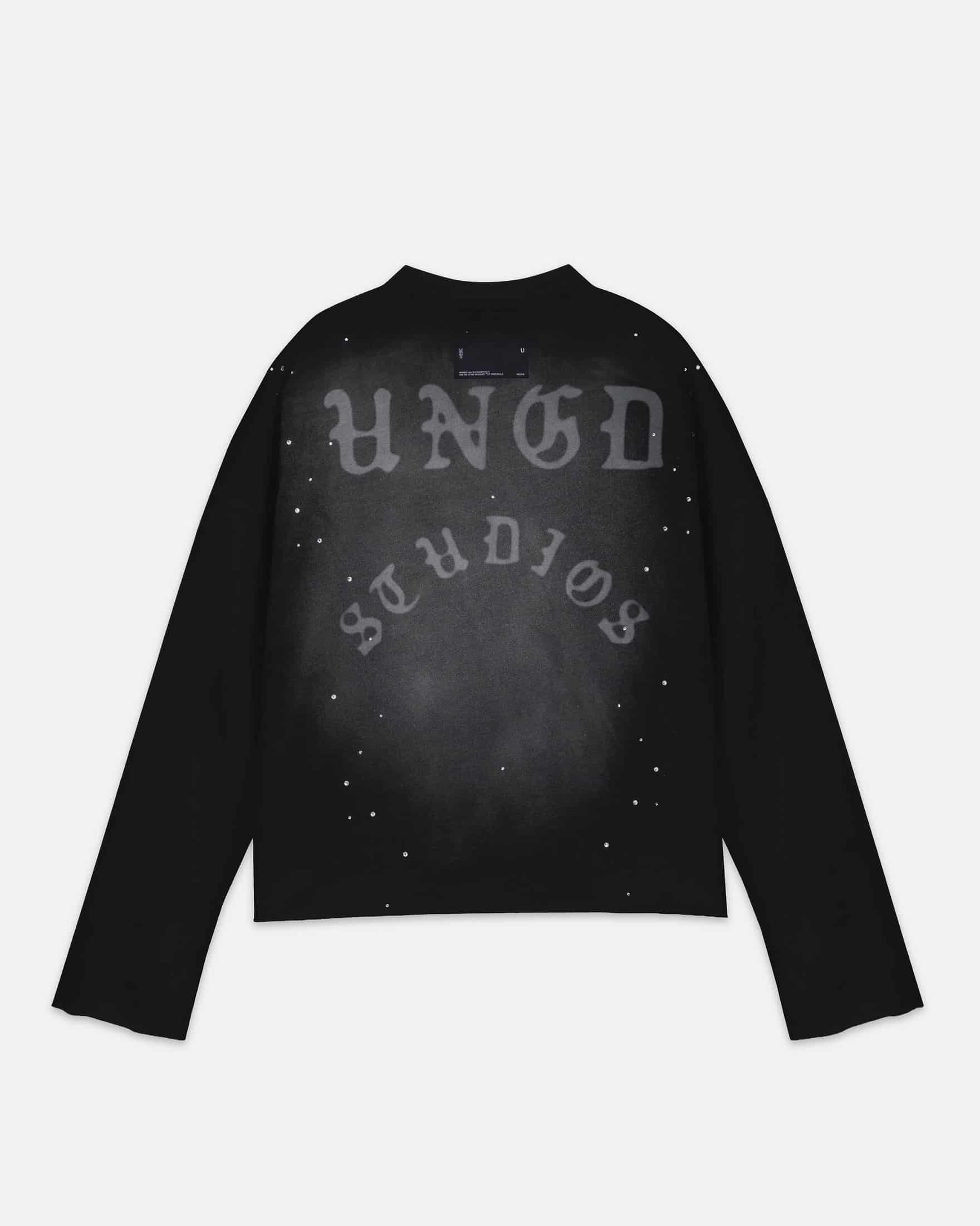 Act 1 UNDGD Long Sleeve Tshirt Burnt Black - miniatura 3