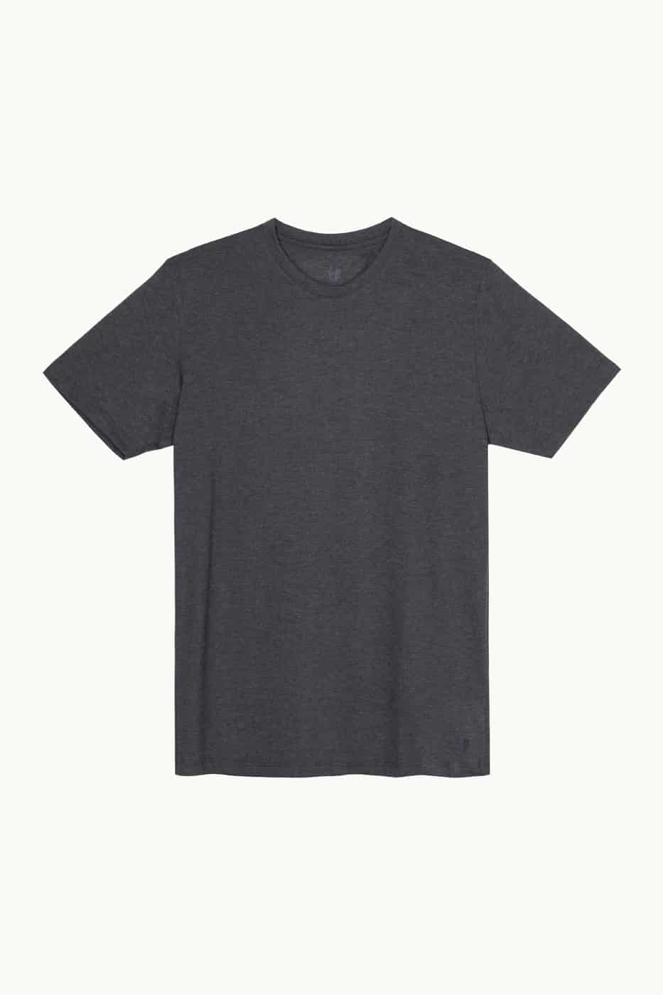 T-shirt Slim Fit 100% Gris Plomo Jaspeado - miniatura 9