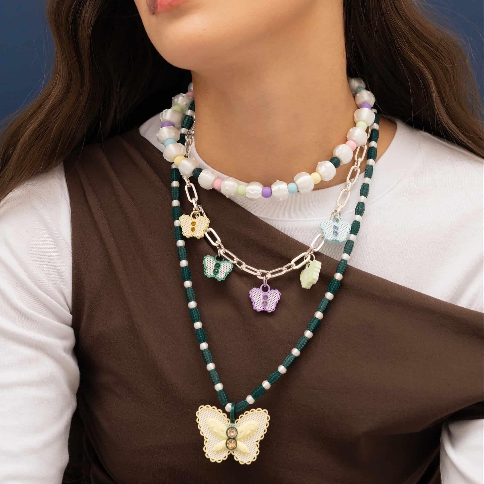 COLLAR DE PERLAS MIX PASTELES - miniatura 2