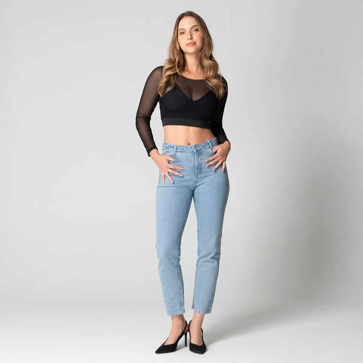 Blusa Crop Top Slim Motoxx - miniatura 6