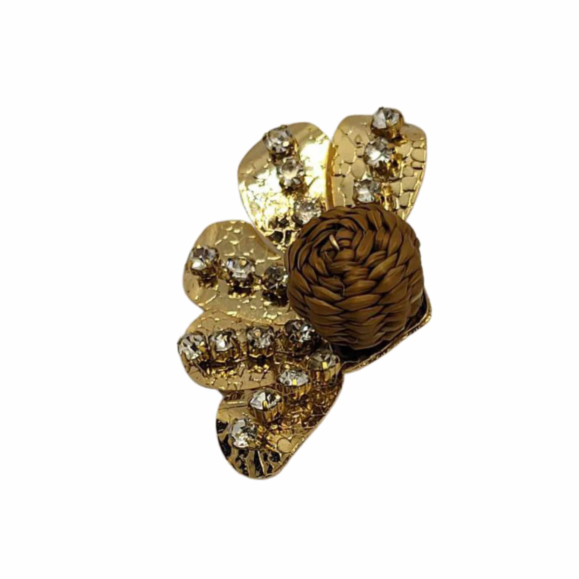 Wings Brown Earrings - miniatura 2