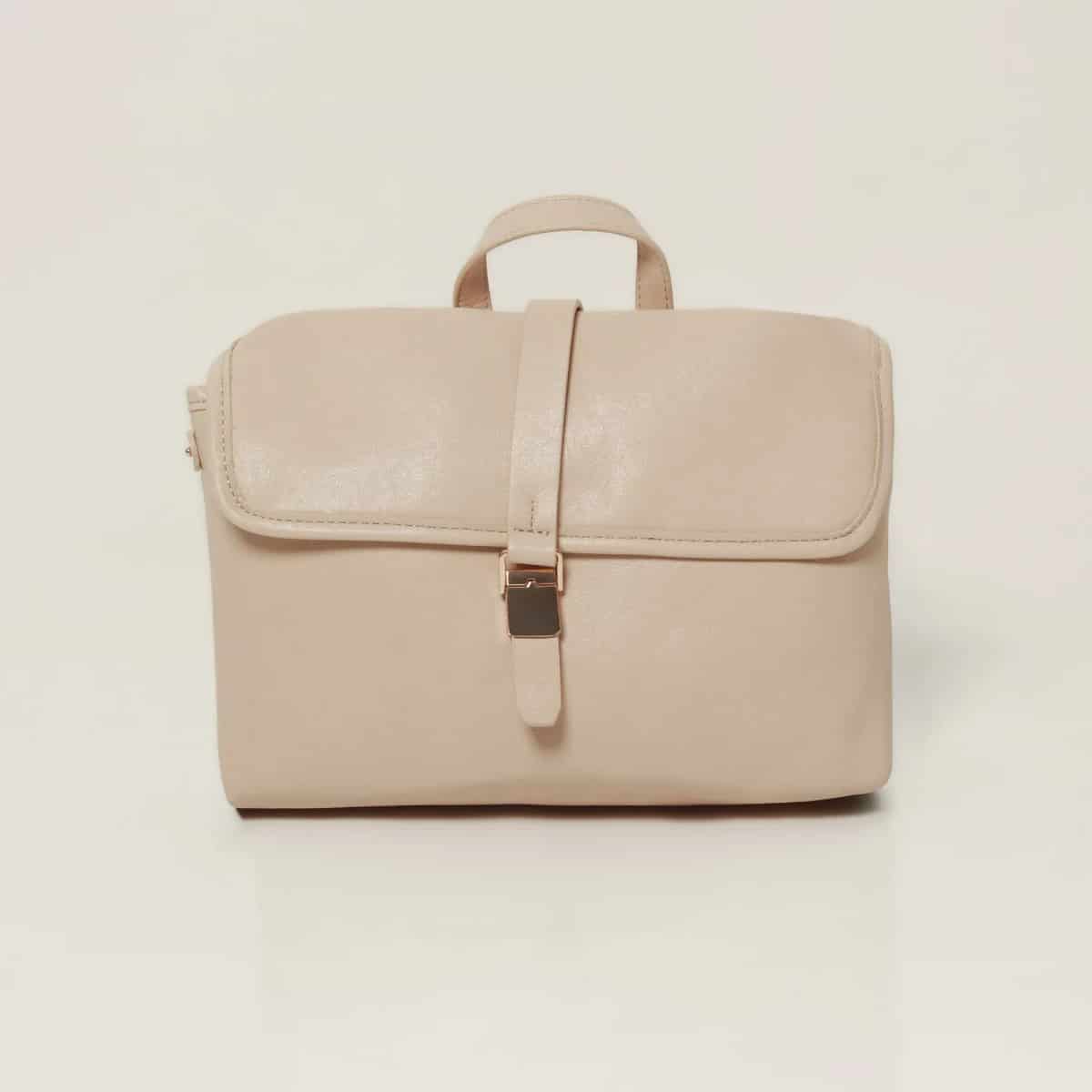 Bolso Tipo Mini Bag Beige - miniatura 1