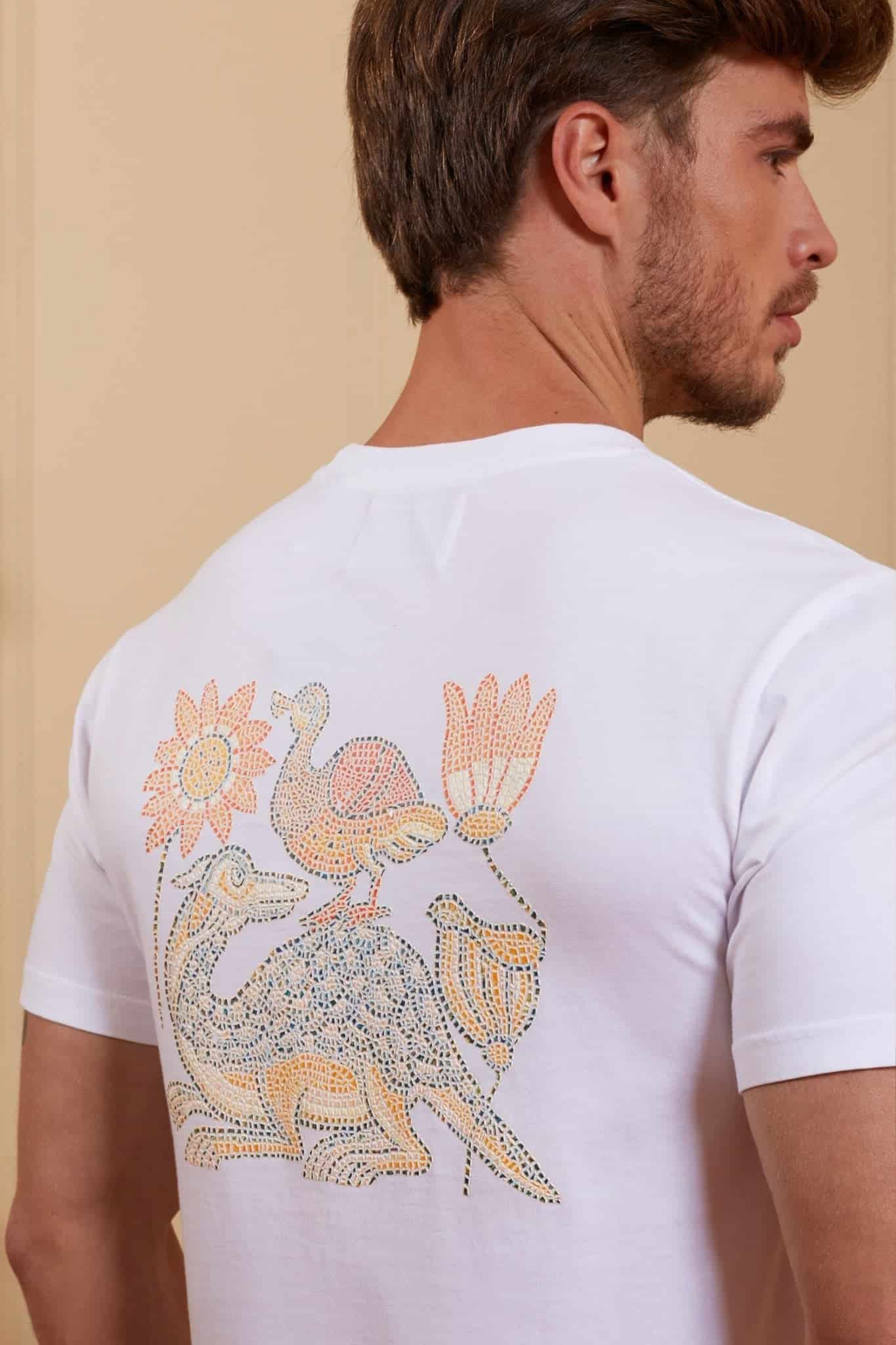 Men's san vitale t-shirt orange - miniatura 5