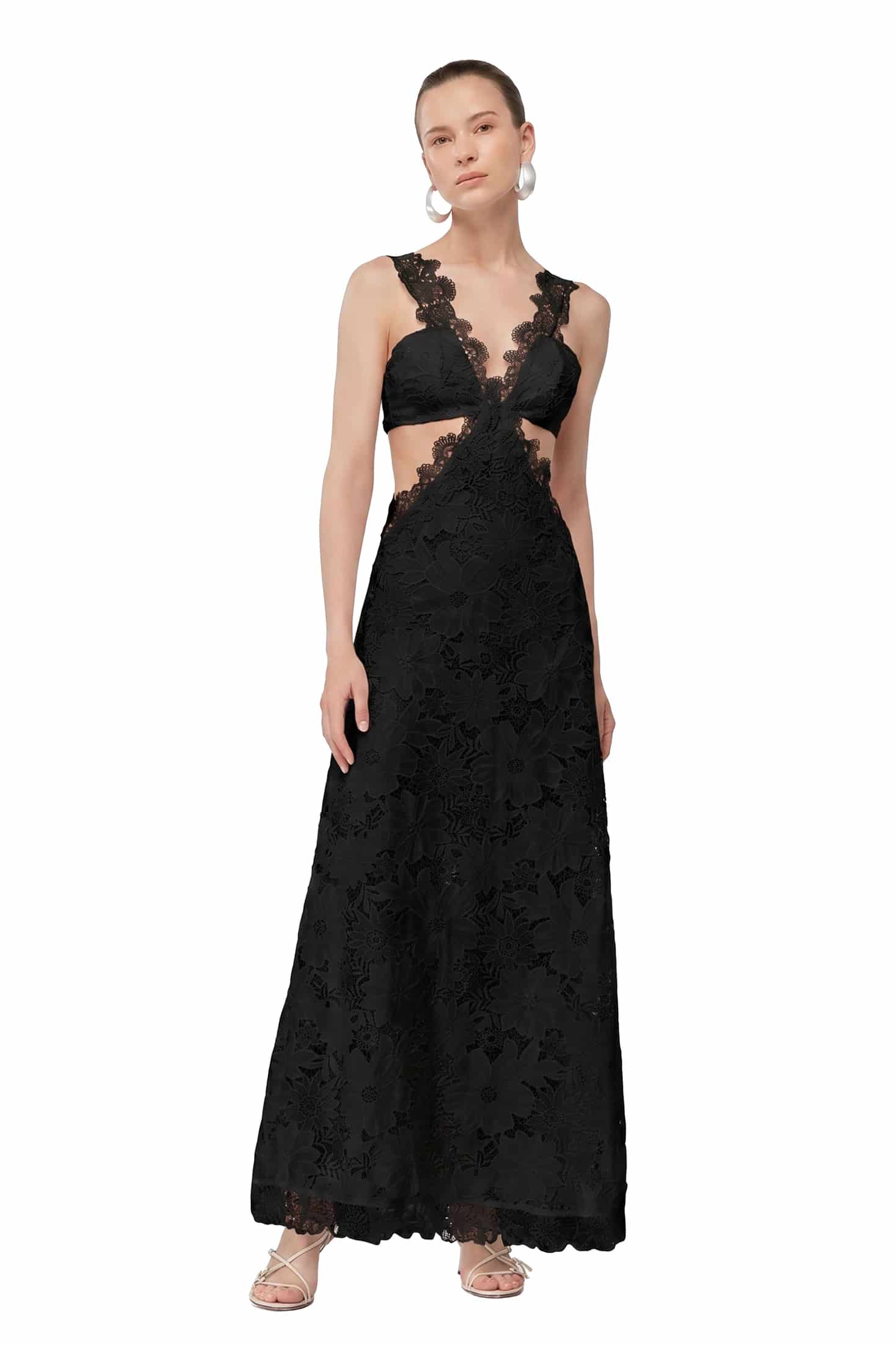 SAHARA MAXI DRESS BLACK - miniatura 2