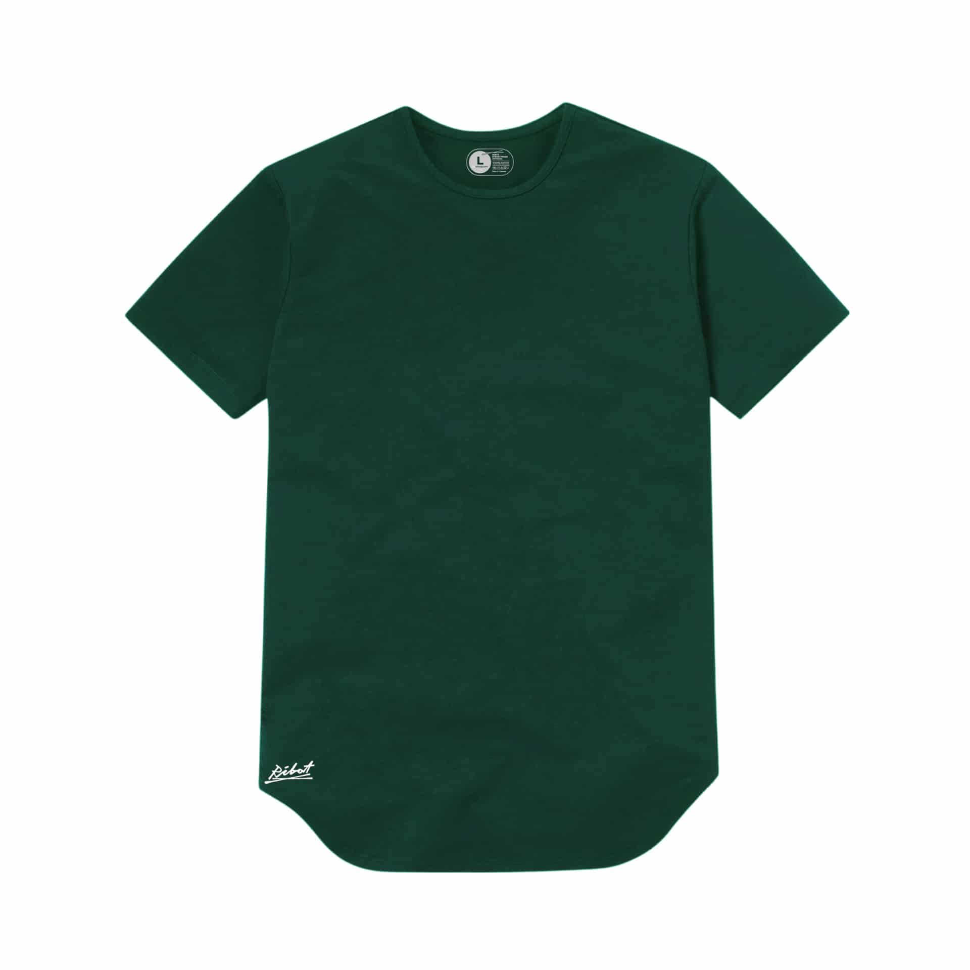 Camiseta Básica Curve Verde Oscuro - miniatura 2