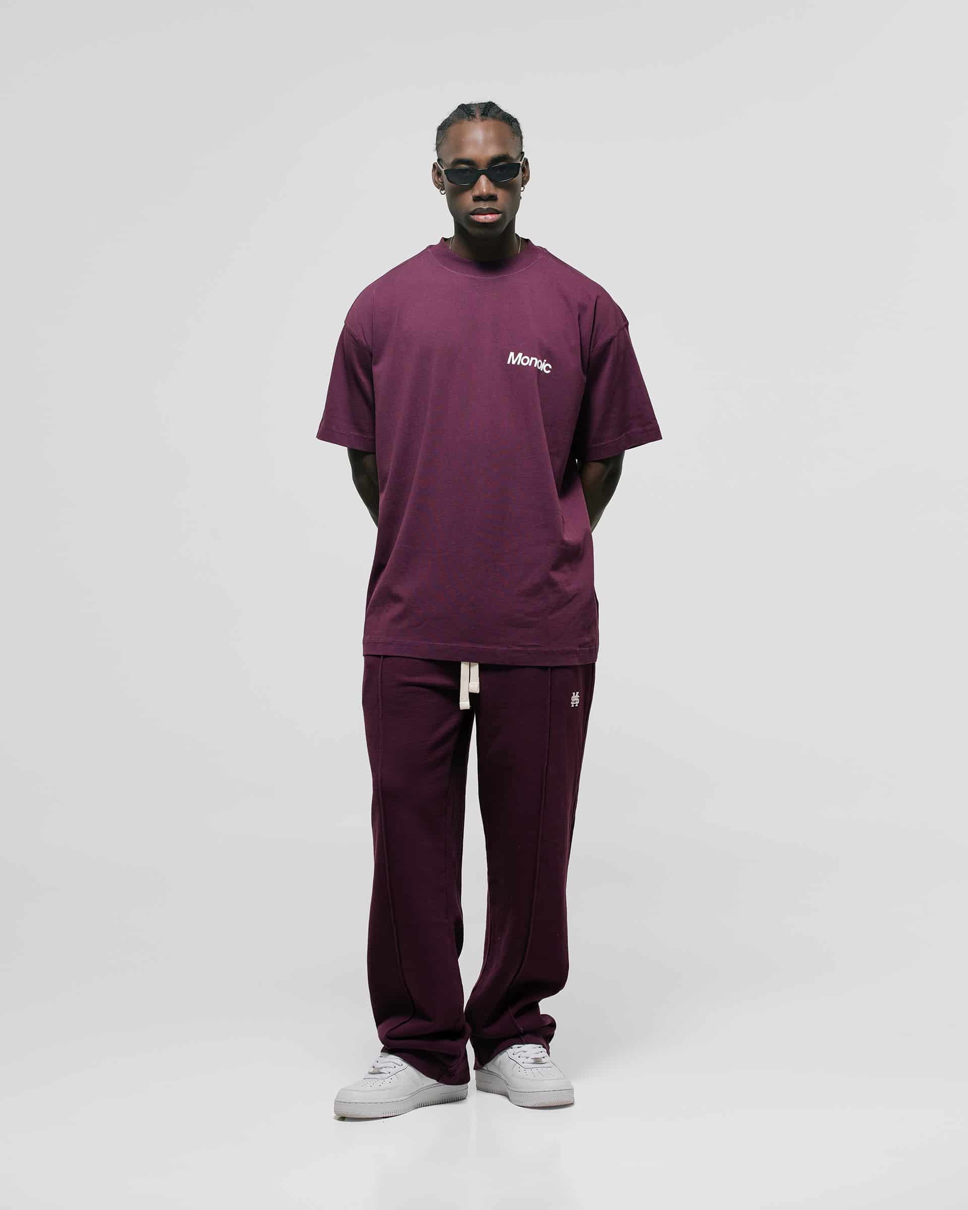 Camiseta Logo Oversized V3 - Burgundy - miniatura 5