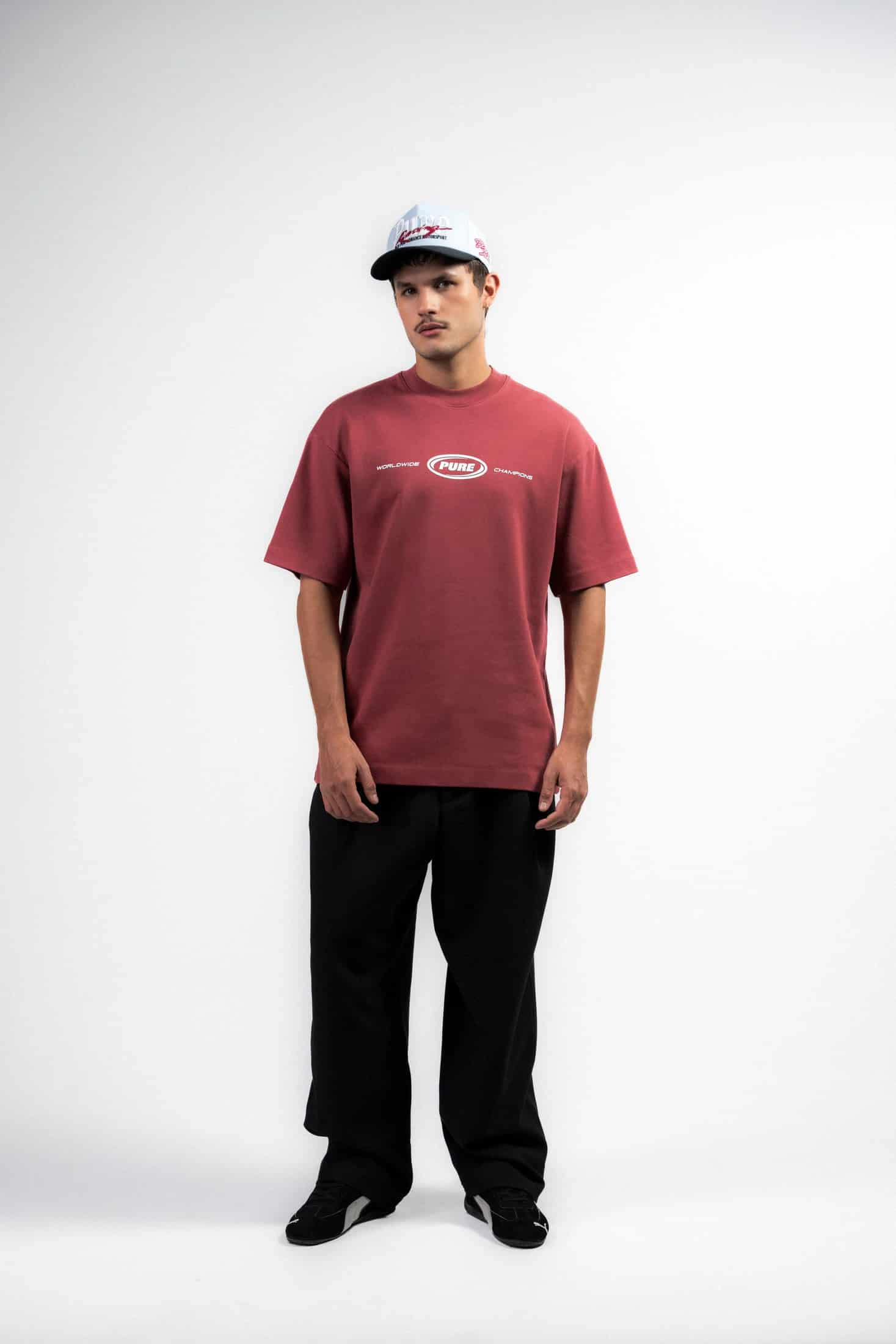 Overdrive Burgundy T-Shirt - miniatura 5