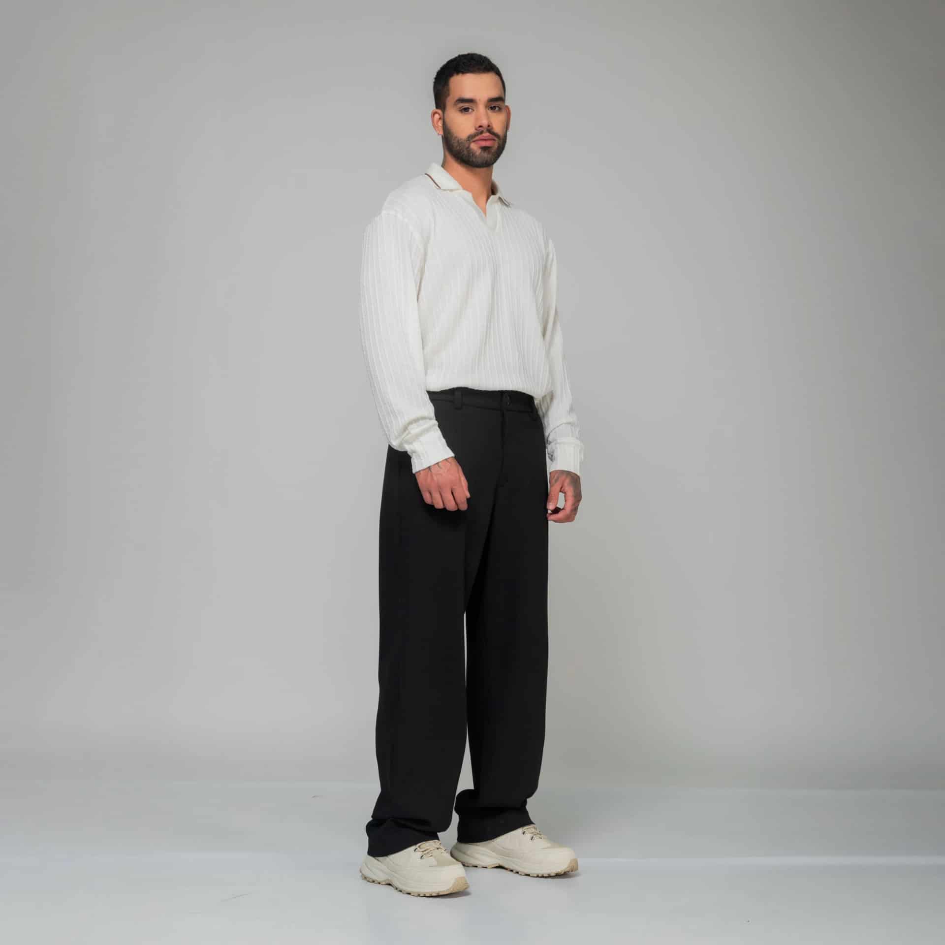Black EcoDrift Trousers - miniatura 3